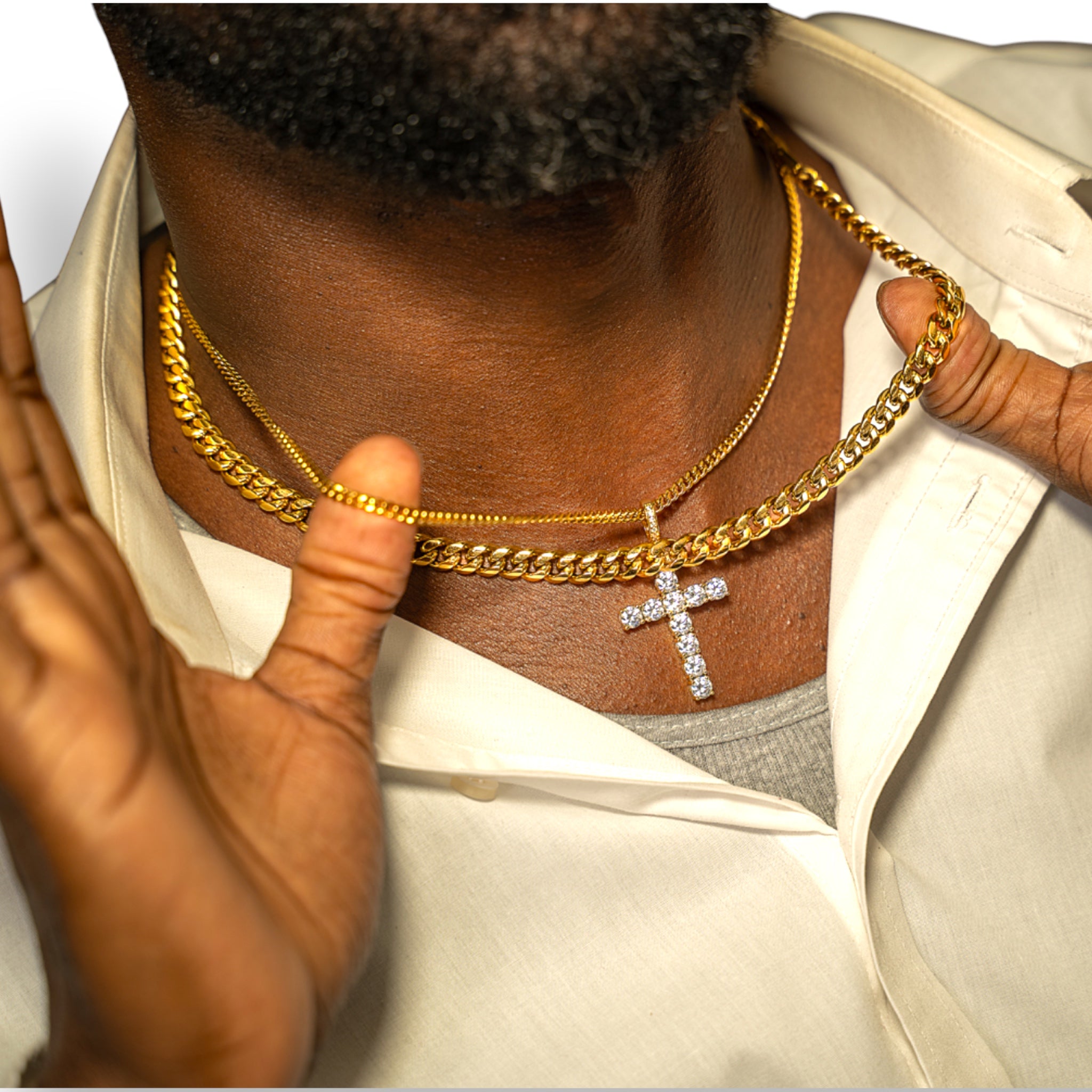 Diamond Cross (Gold)