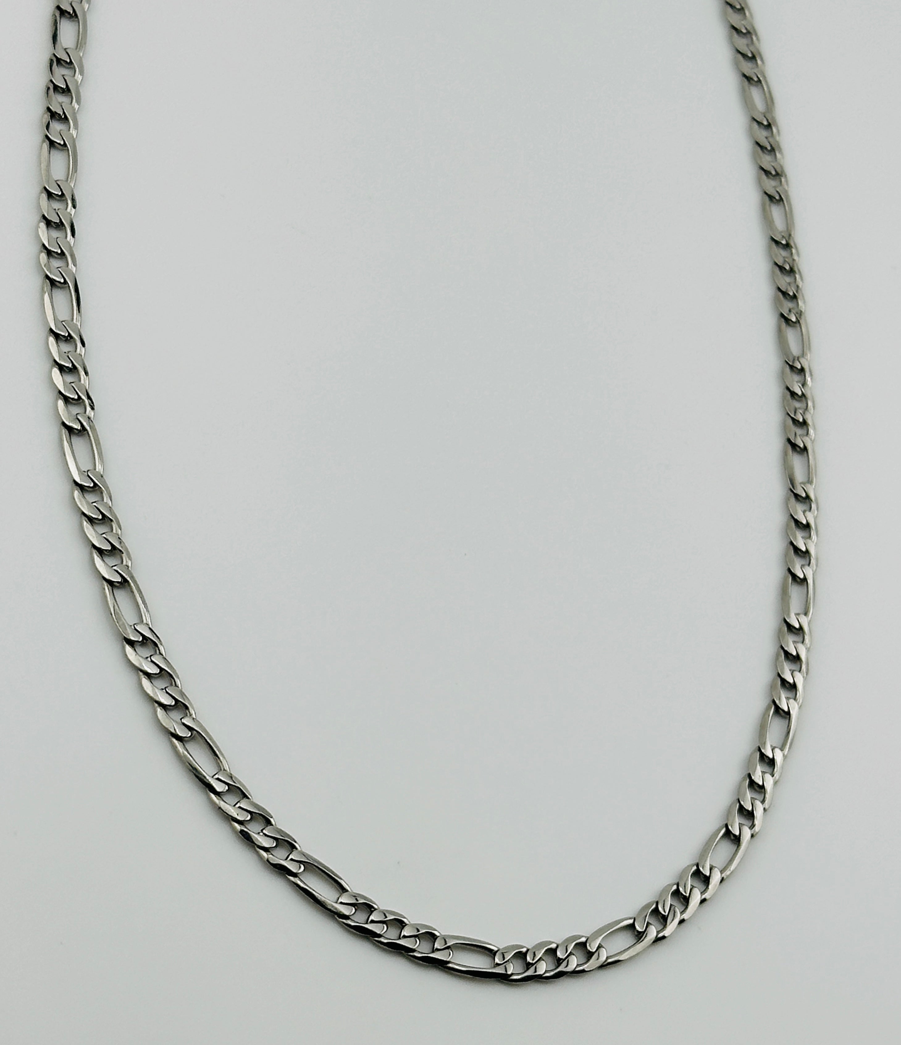 Figaro Silver 5mm Chain