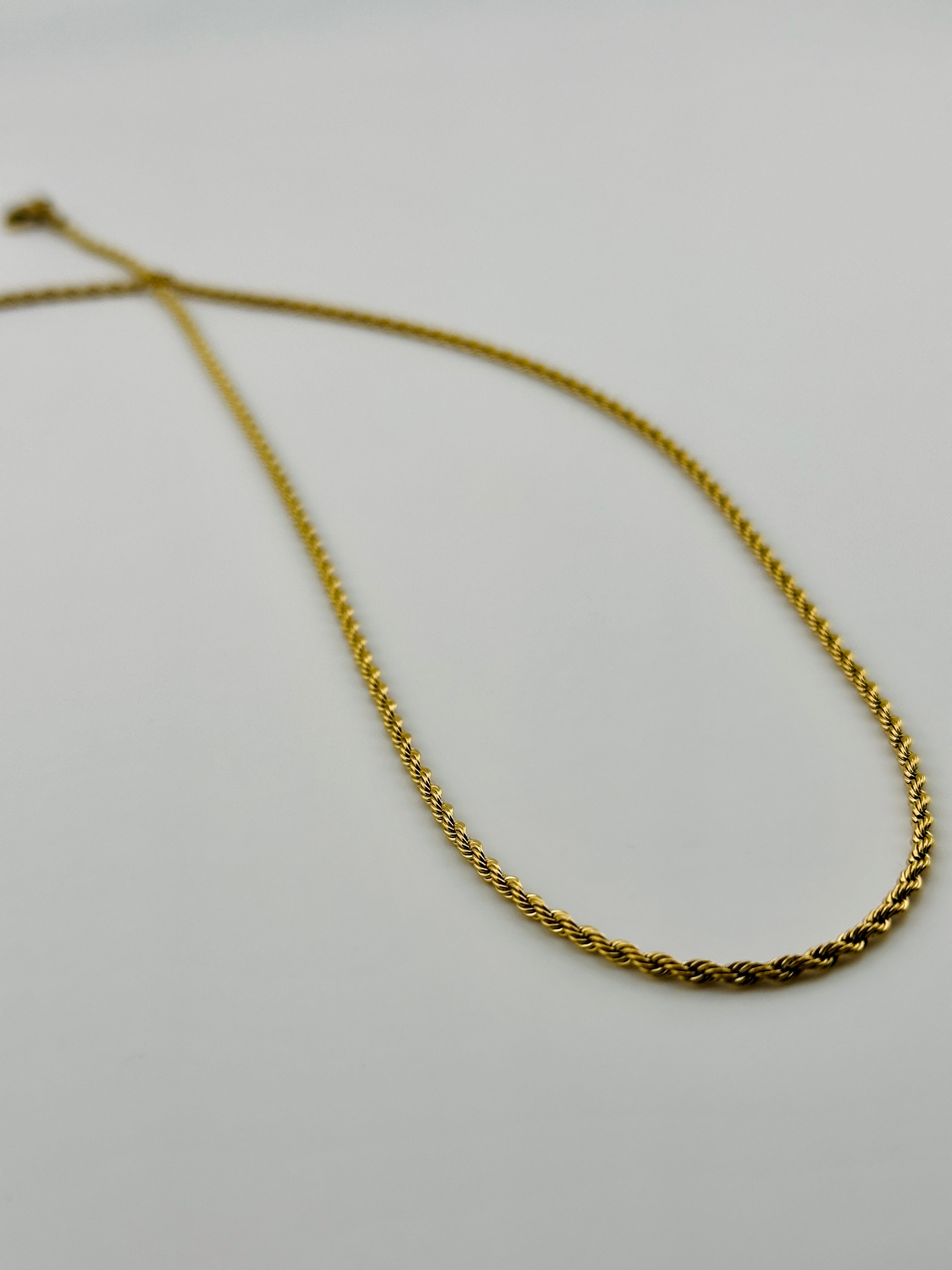 Rope Gold 2mm Chain