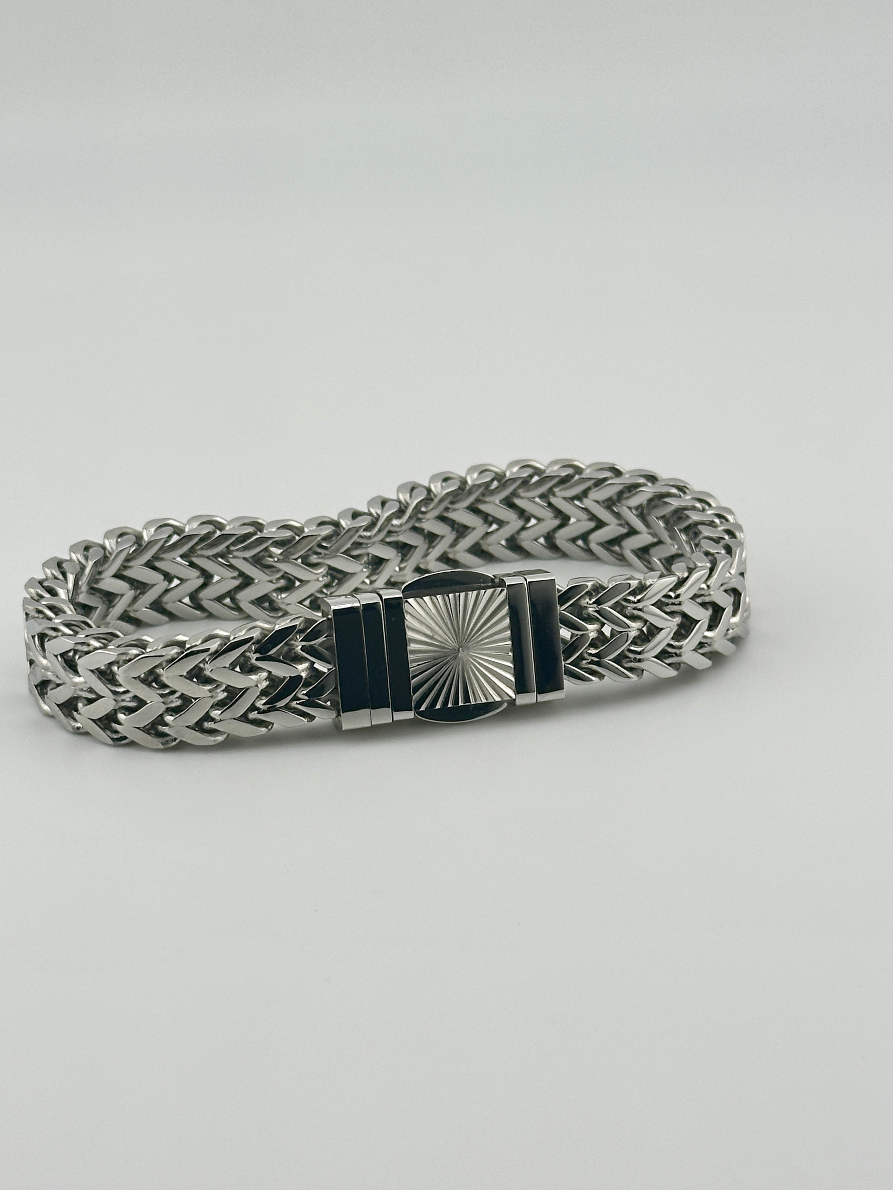 Franco Silver 12mm Bracelet