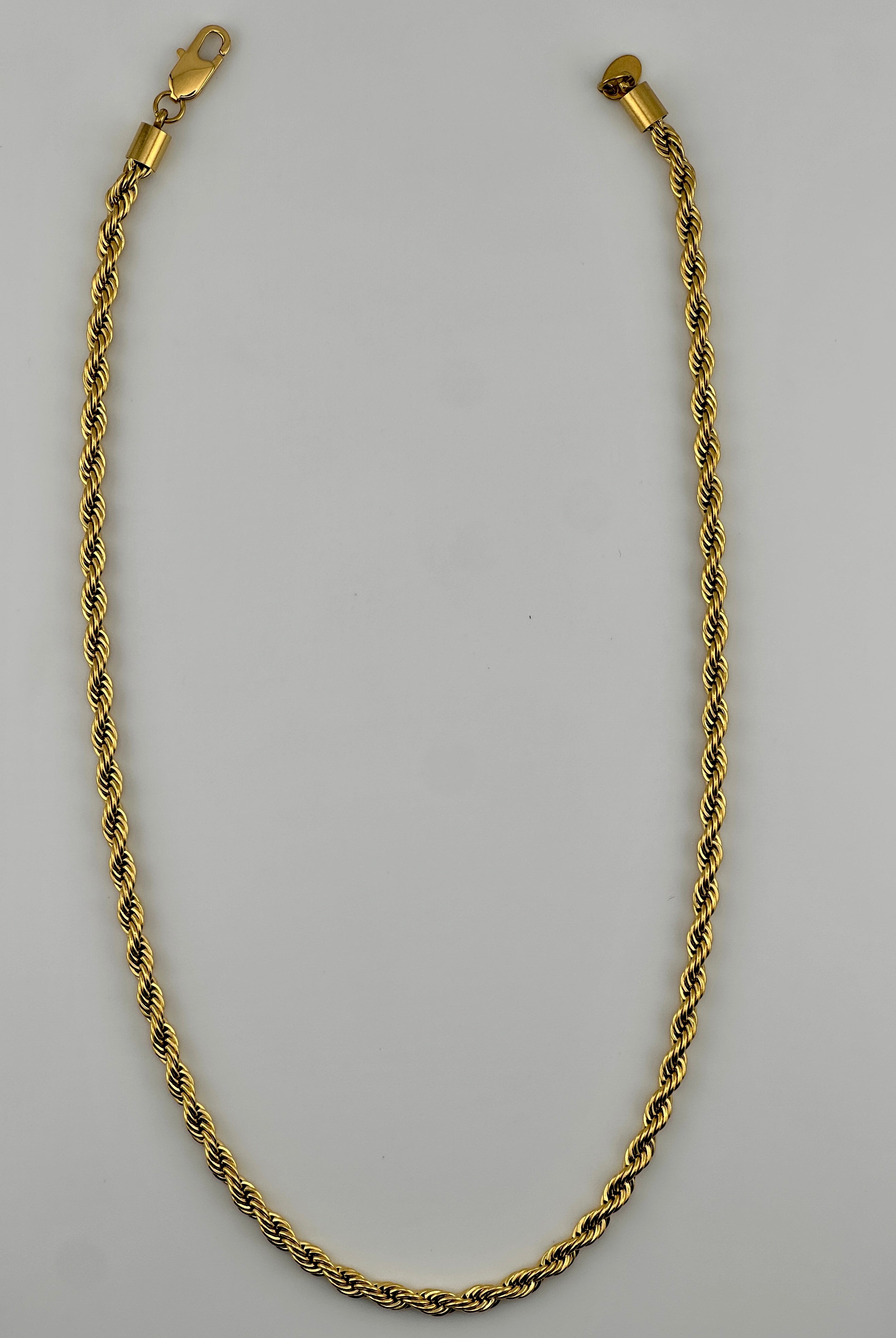 Rope Gold 5mm Chain