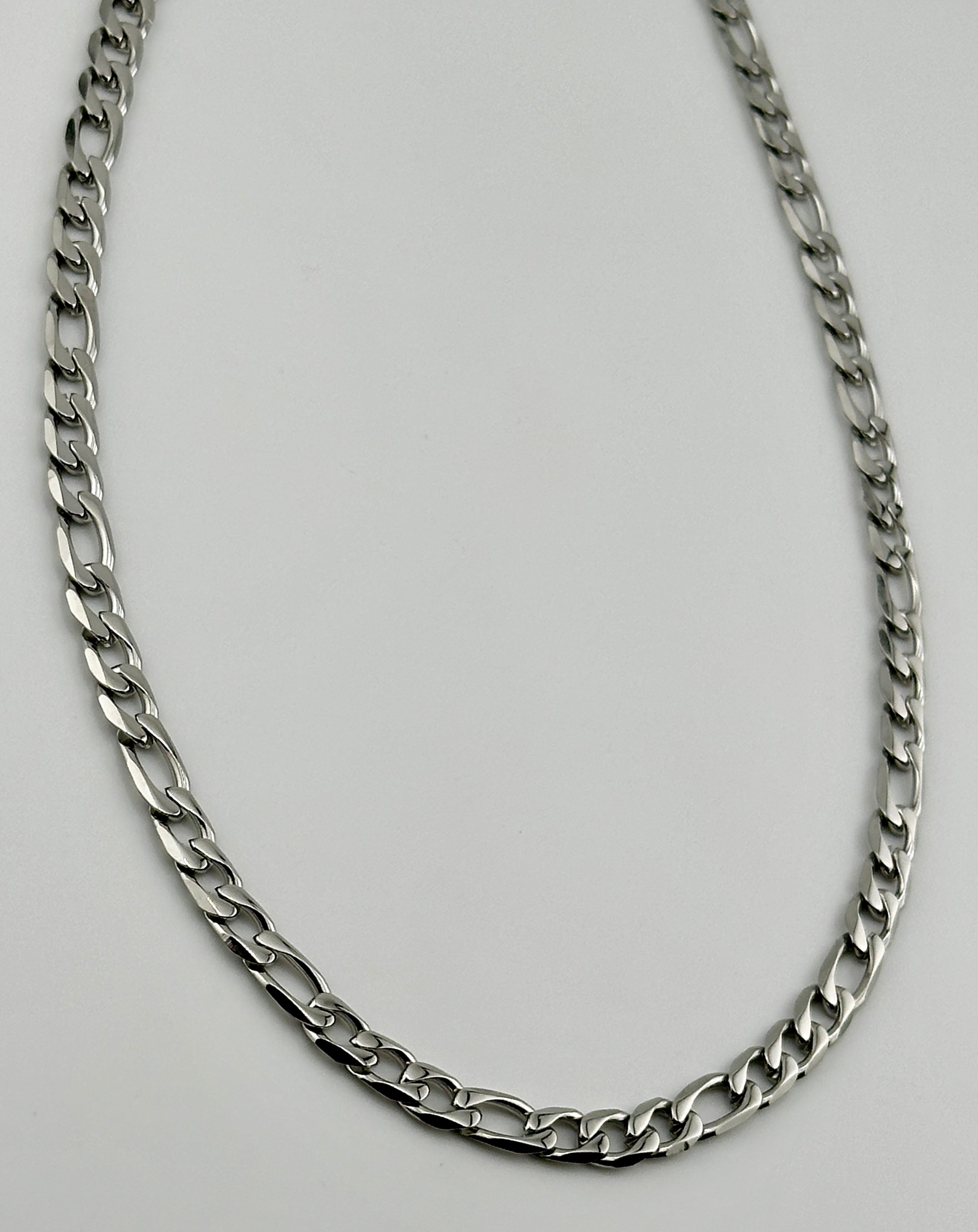 Figaro Silver 8mm Chain