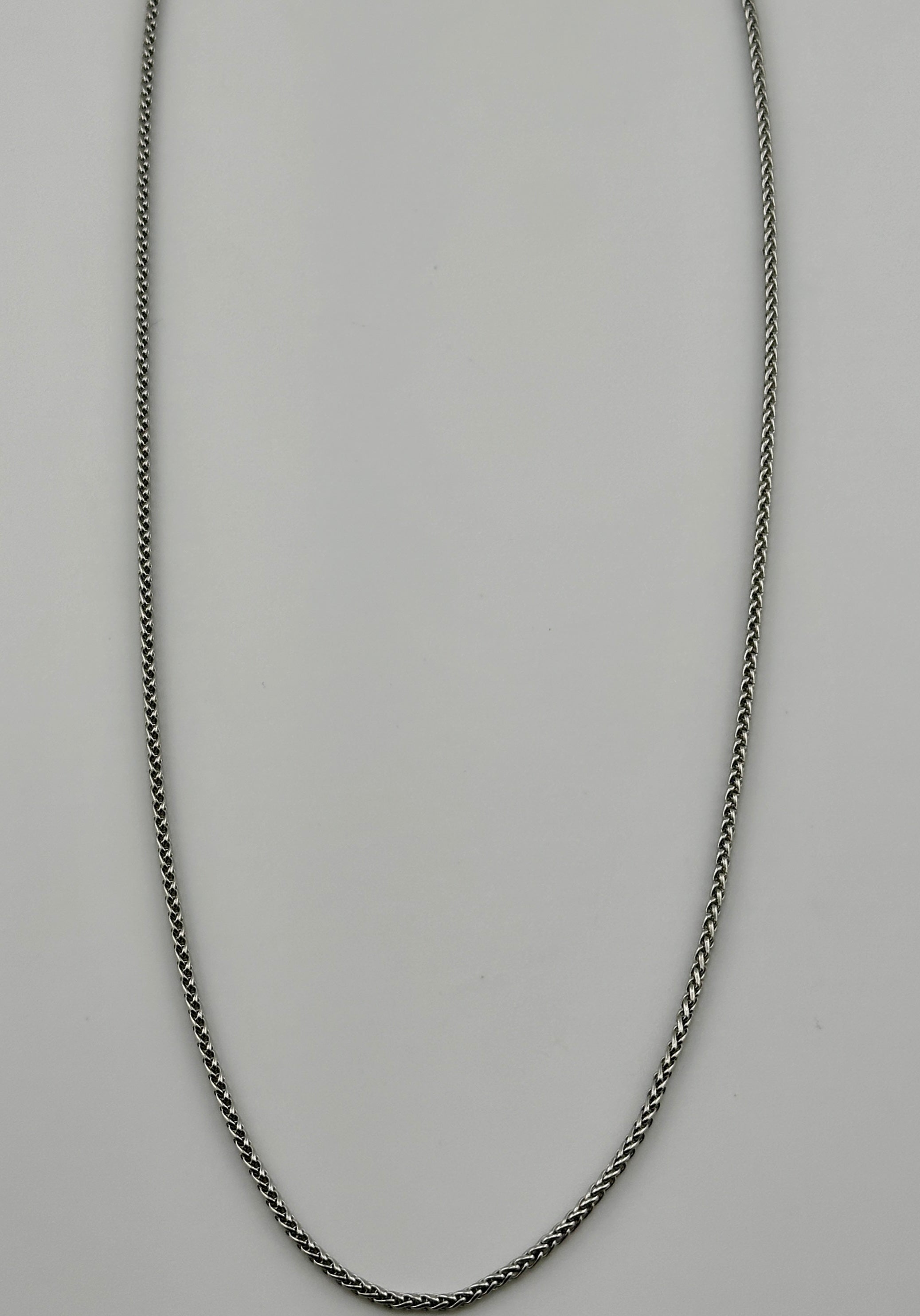 Wheat Silver 2mm Chain