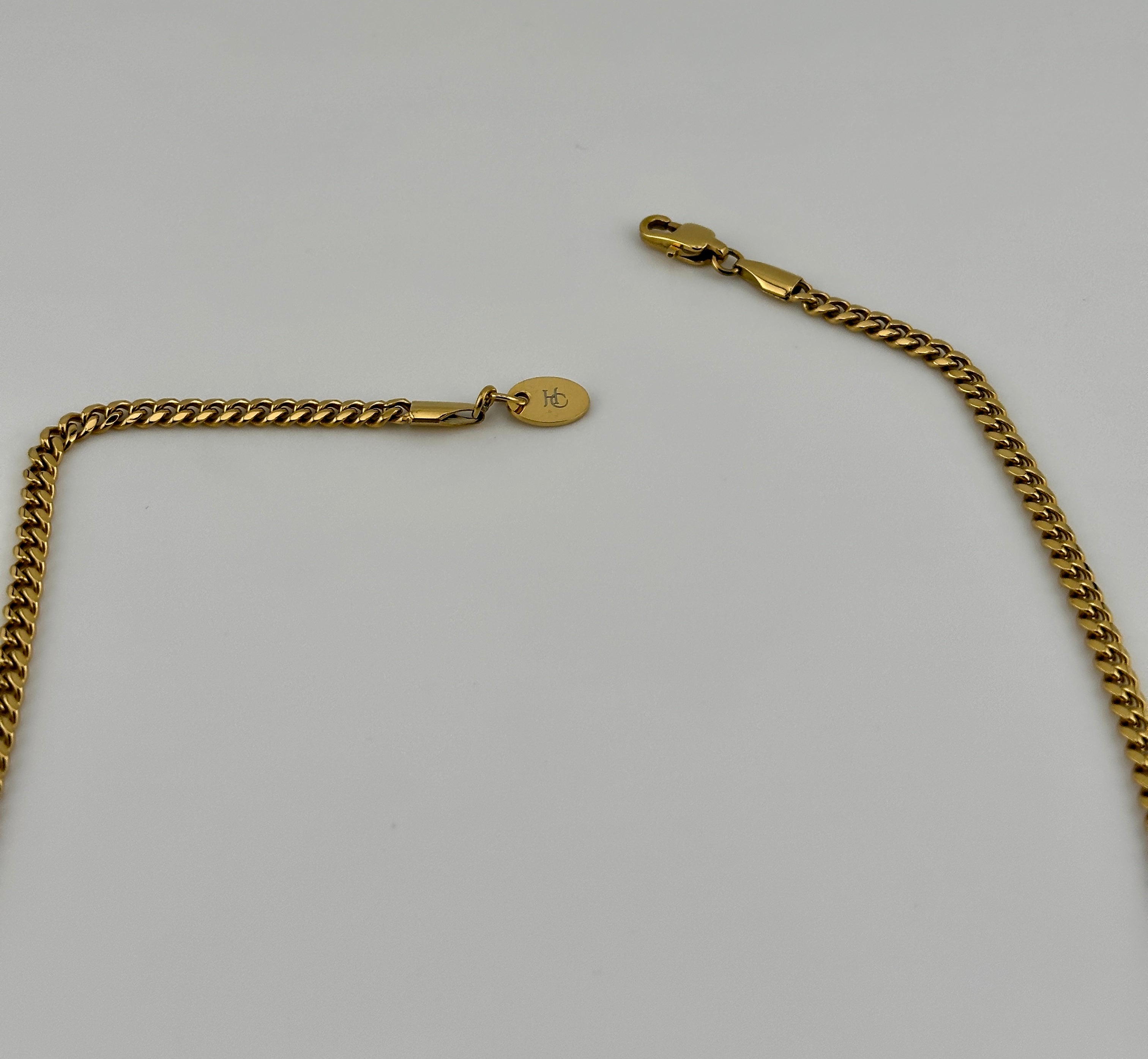 Cuban Link Gold 3mm Chain