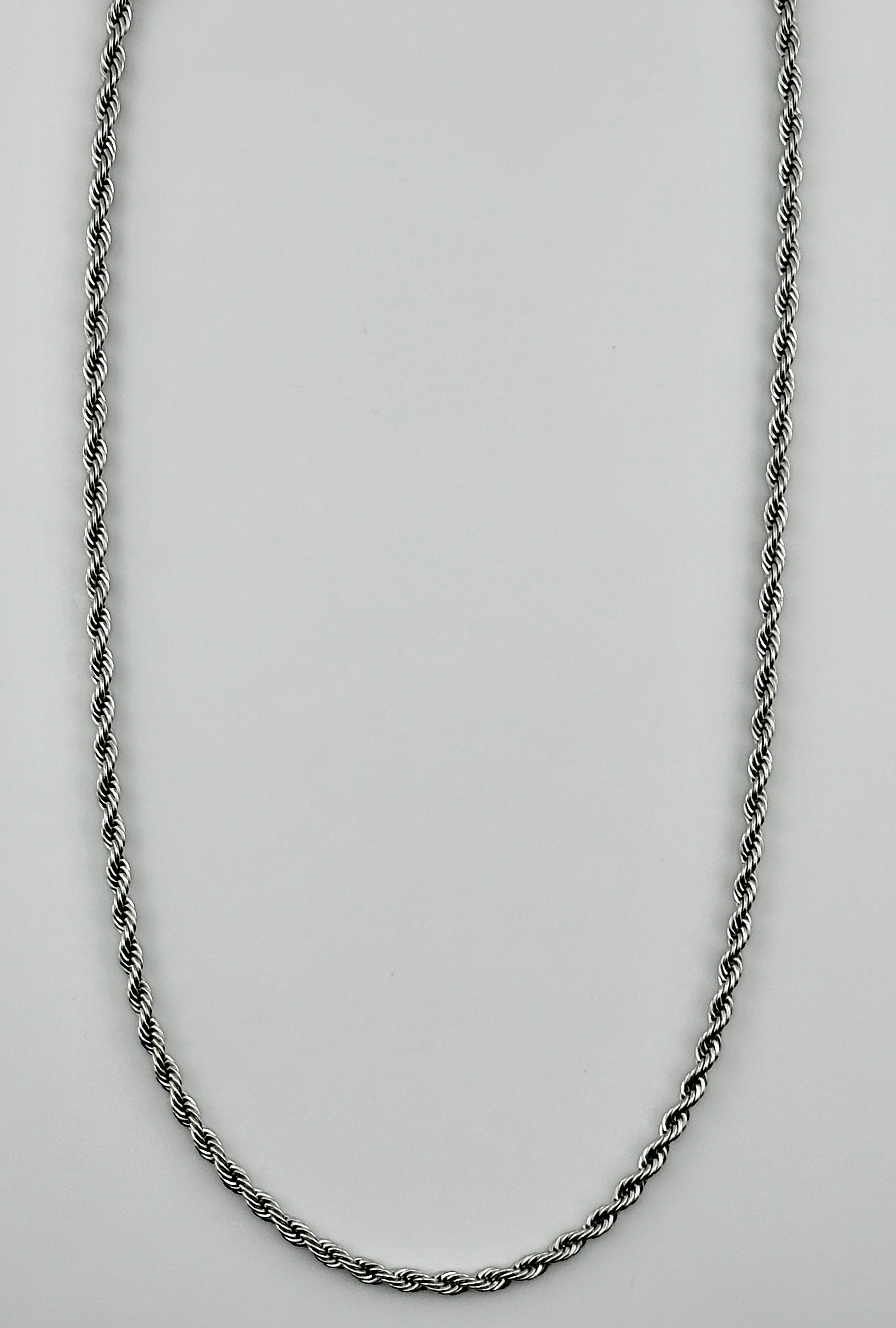 Rope Silver 4mm Chain