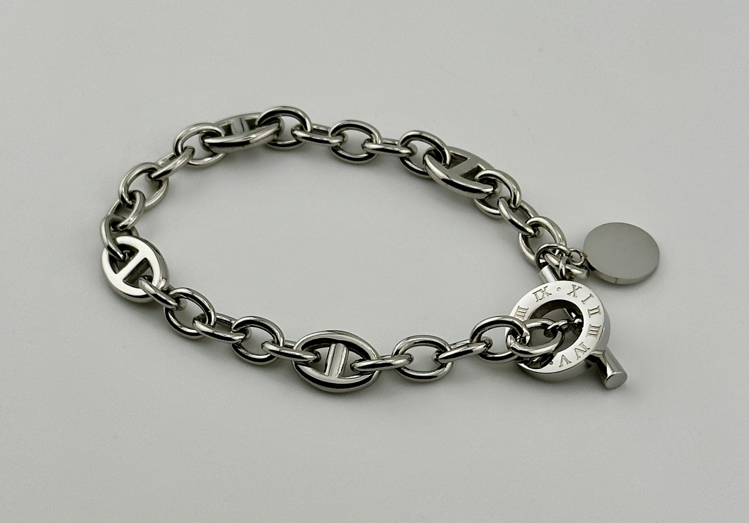 Cable & Marina Silver 8mm Bracelet