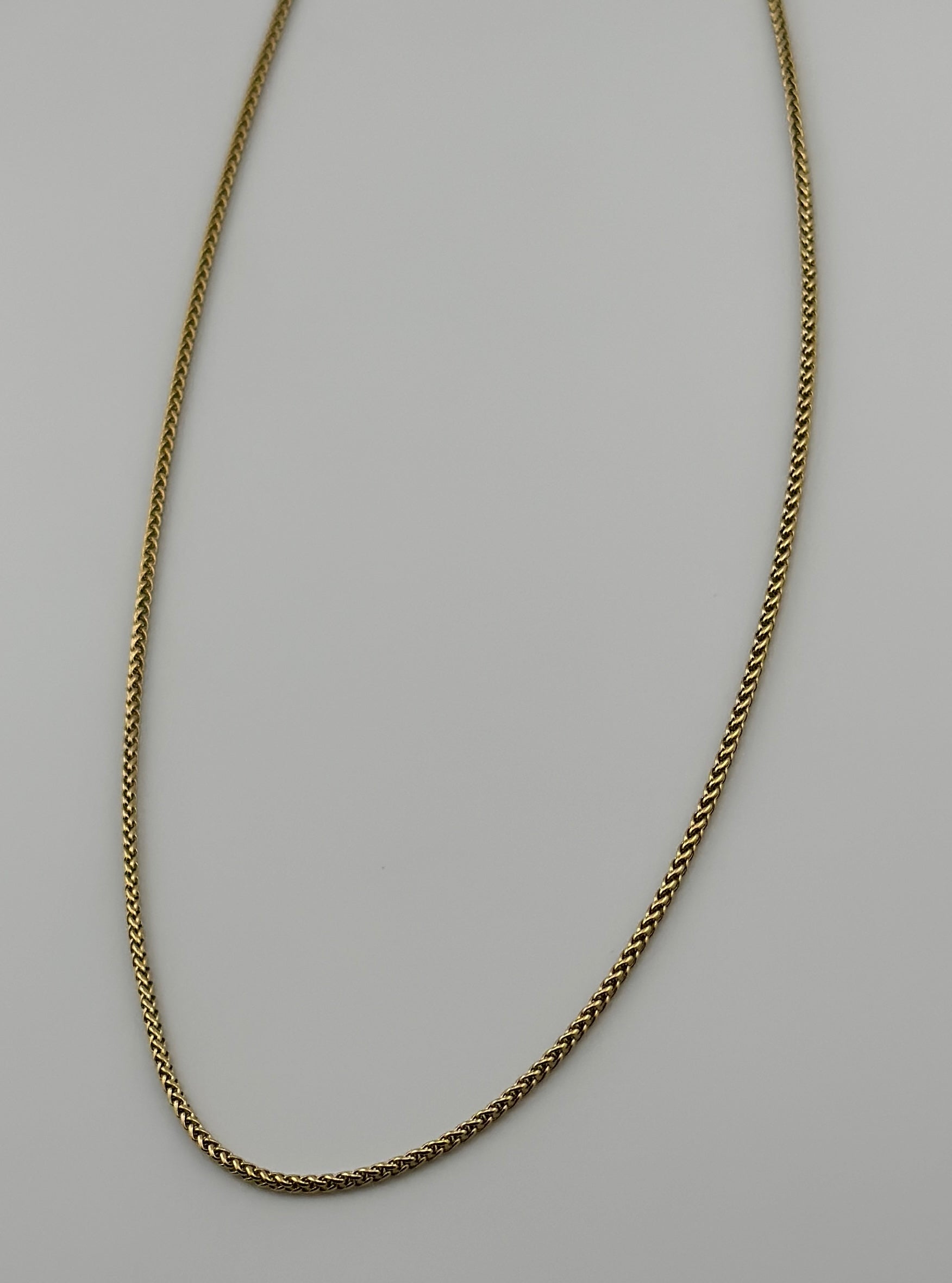 Wheat Gold 2mm Chain