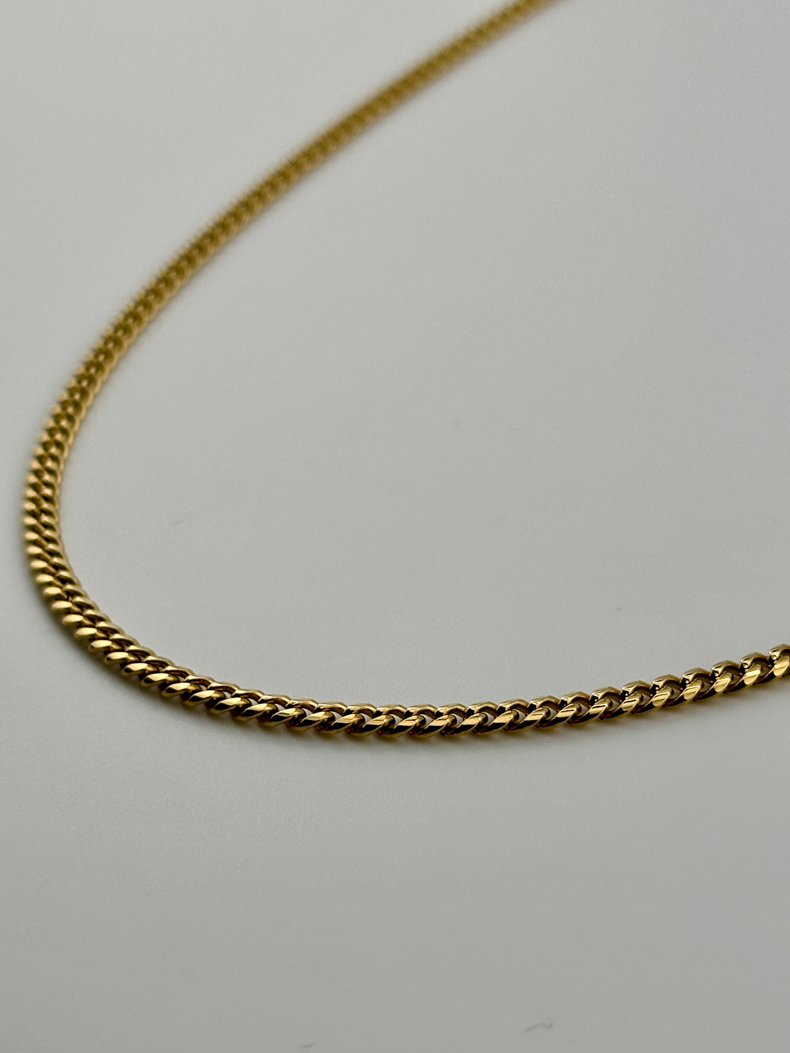 Cuban Link Gold 3mm Chain