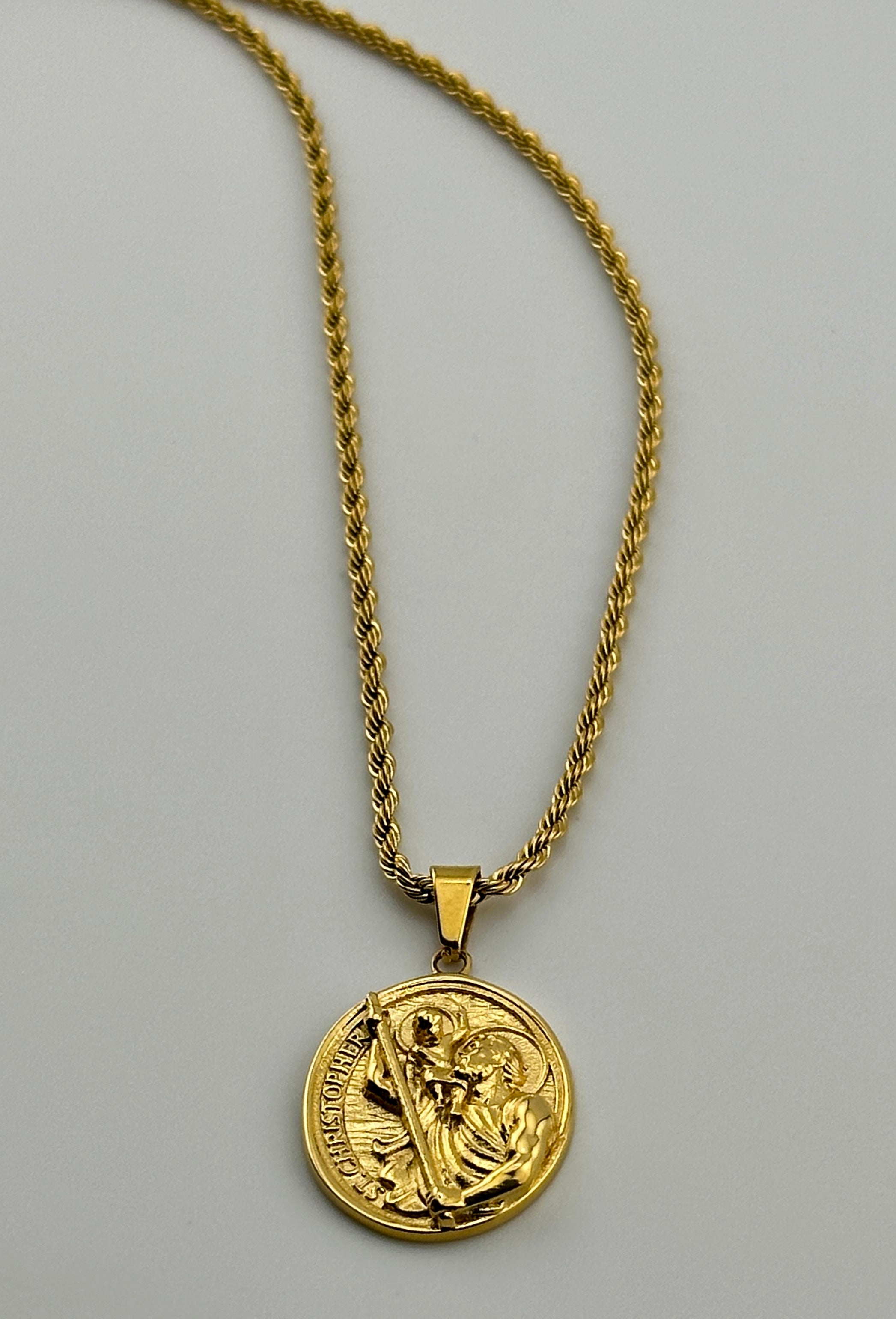 St. Christopher Pendant (Gold)
