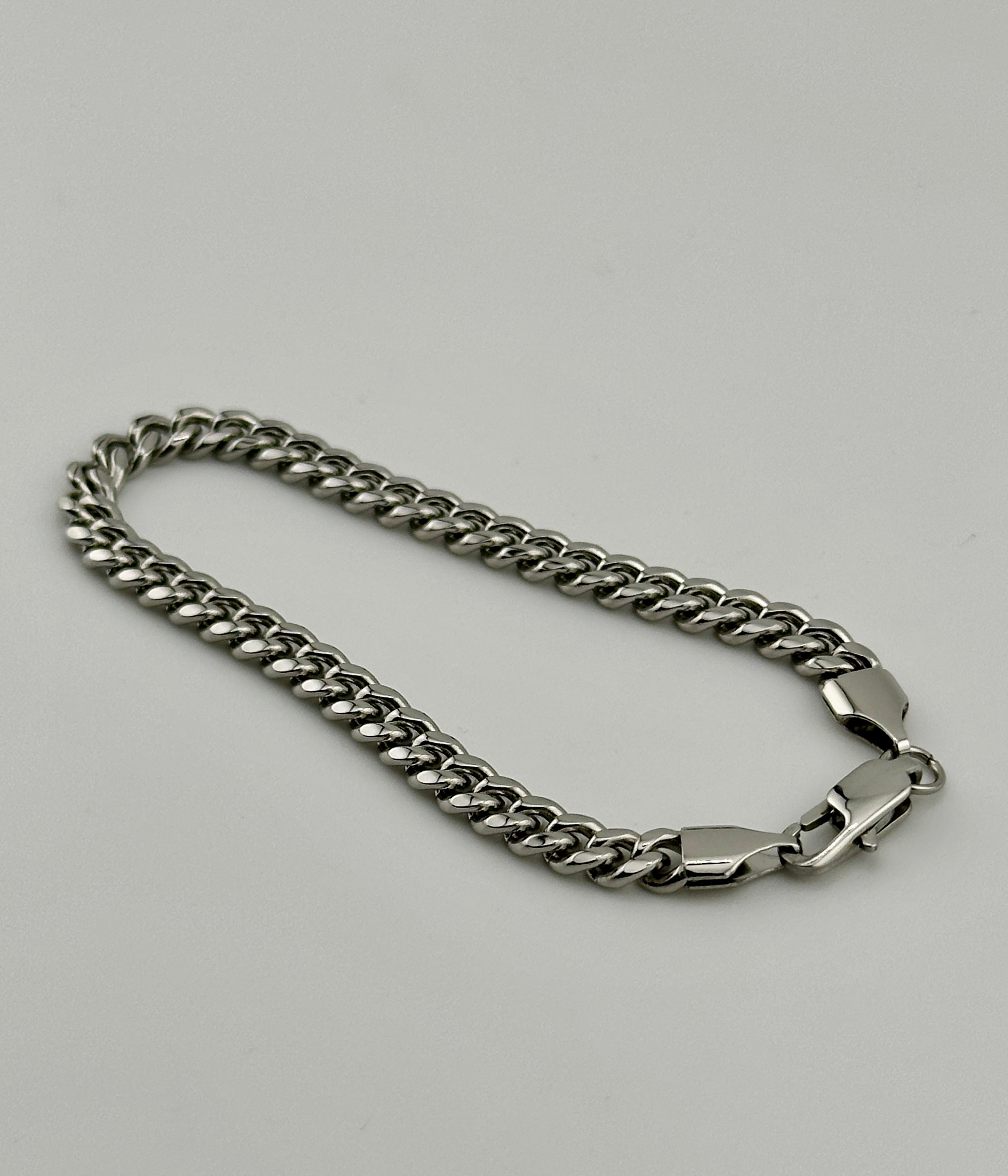 Cuban Link Silver 5mm Bracelet