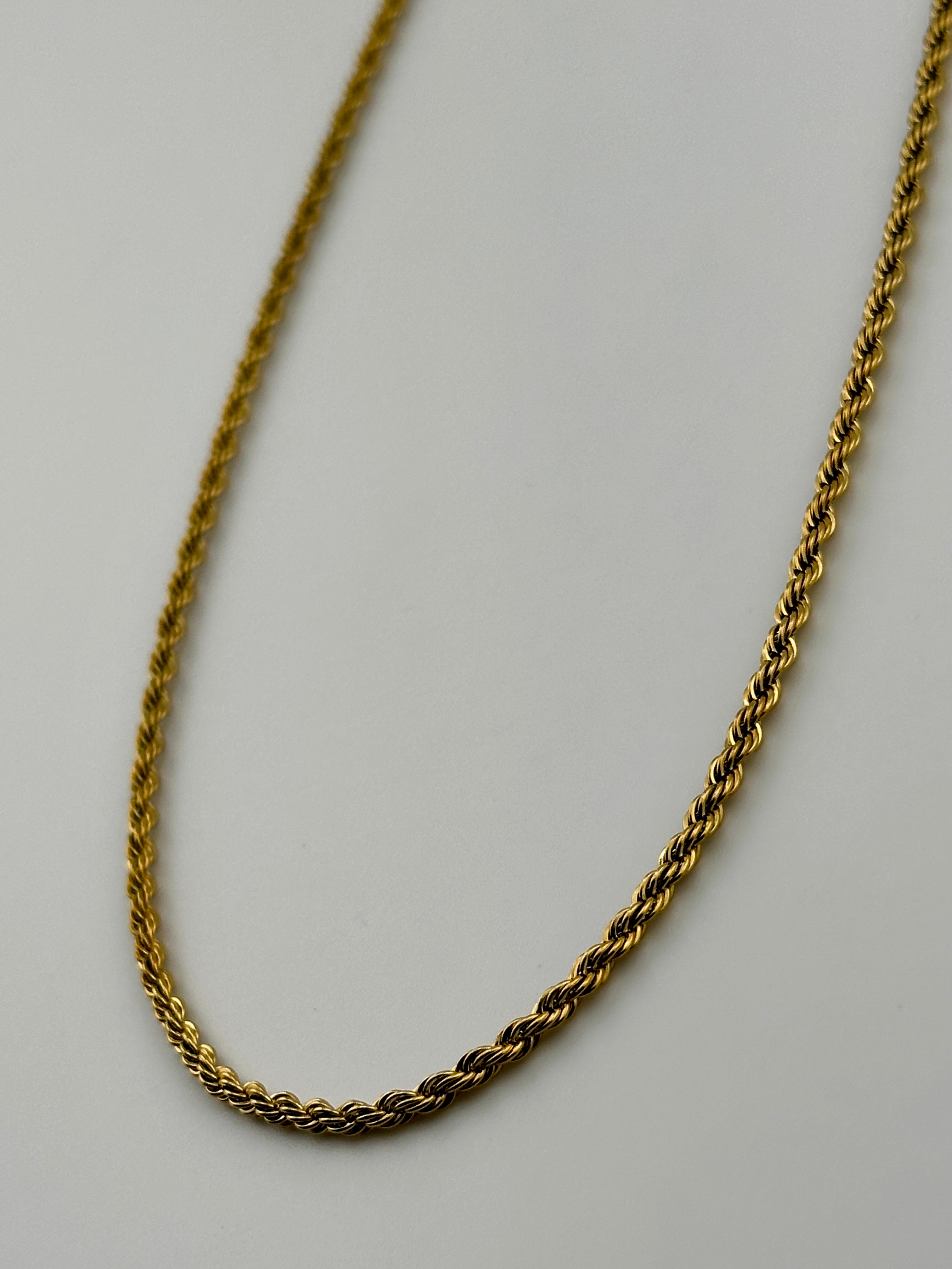 Rope Gold 3mm Chain