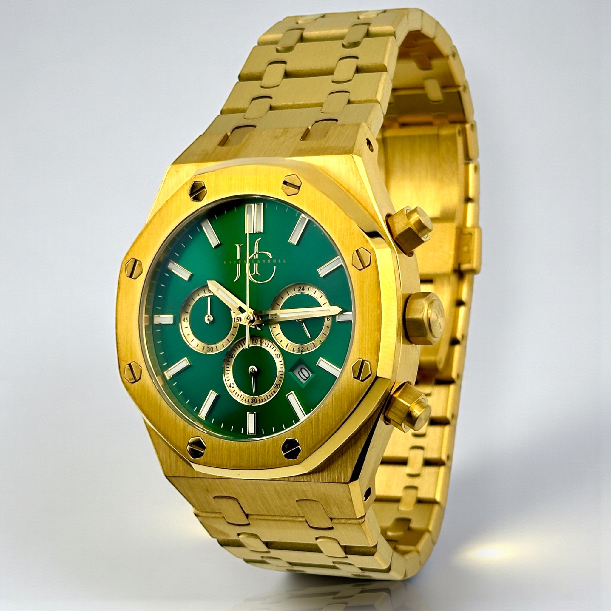 Hayes Carroll Classic Chronograph Watch (Gold)