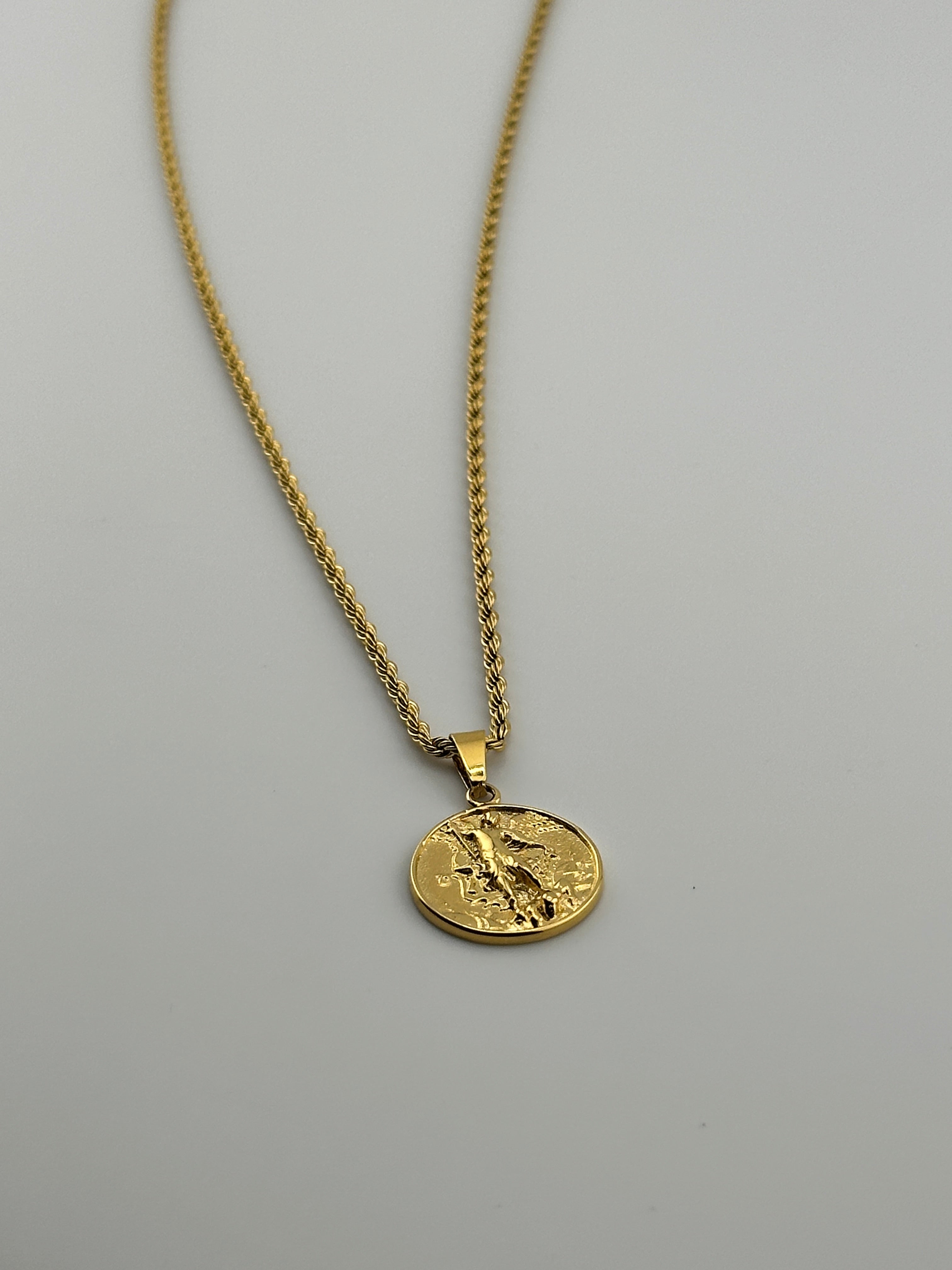 St. Michael Pendant (Gold)