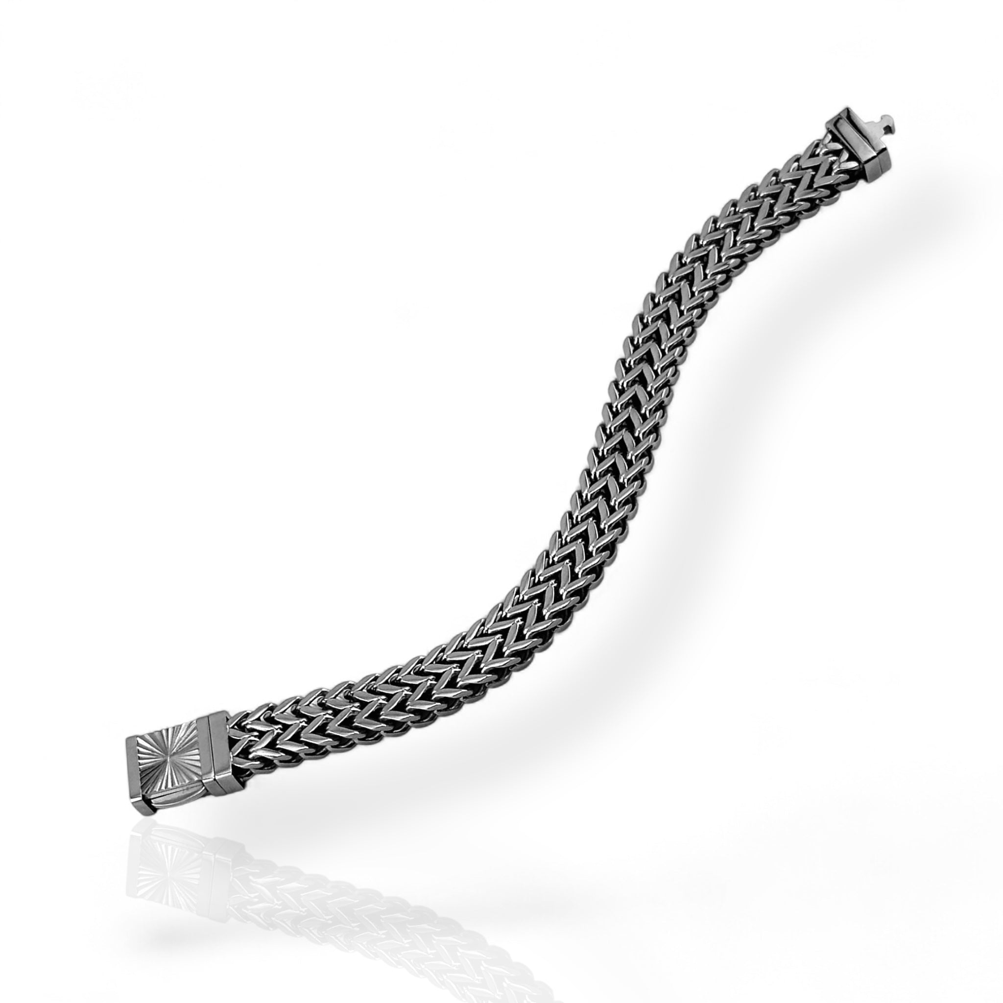Franco Silver 12mm Bracelet
