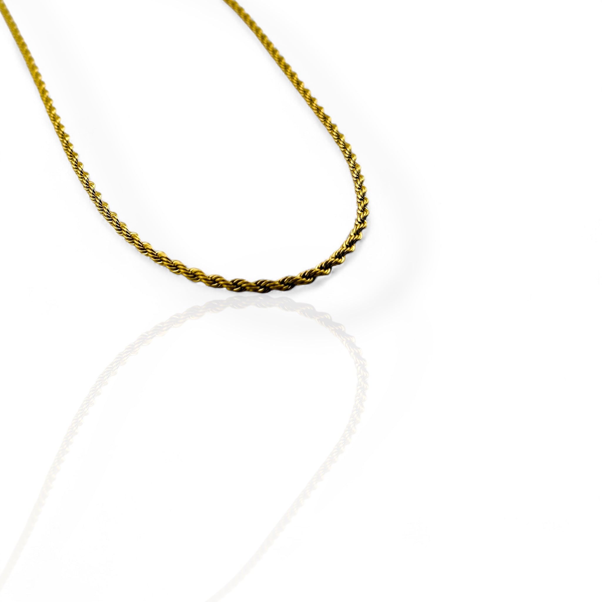 Rope Gold 2mm Chain