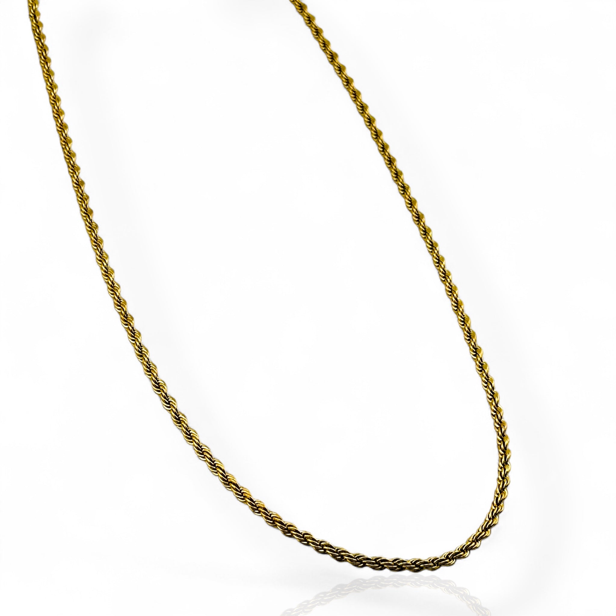 Rope Gold 3mm Chain