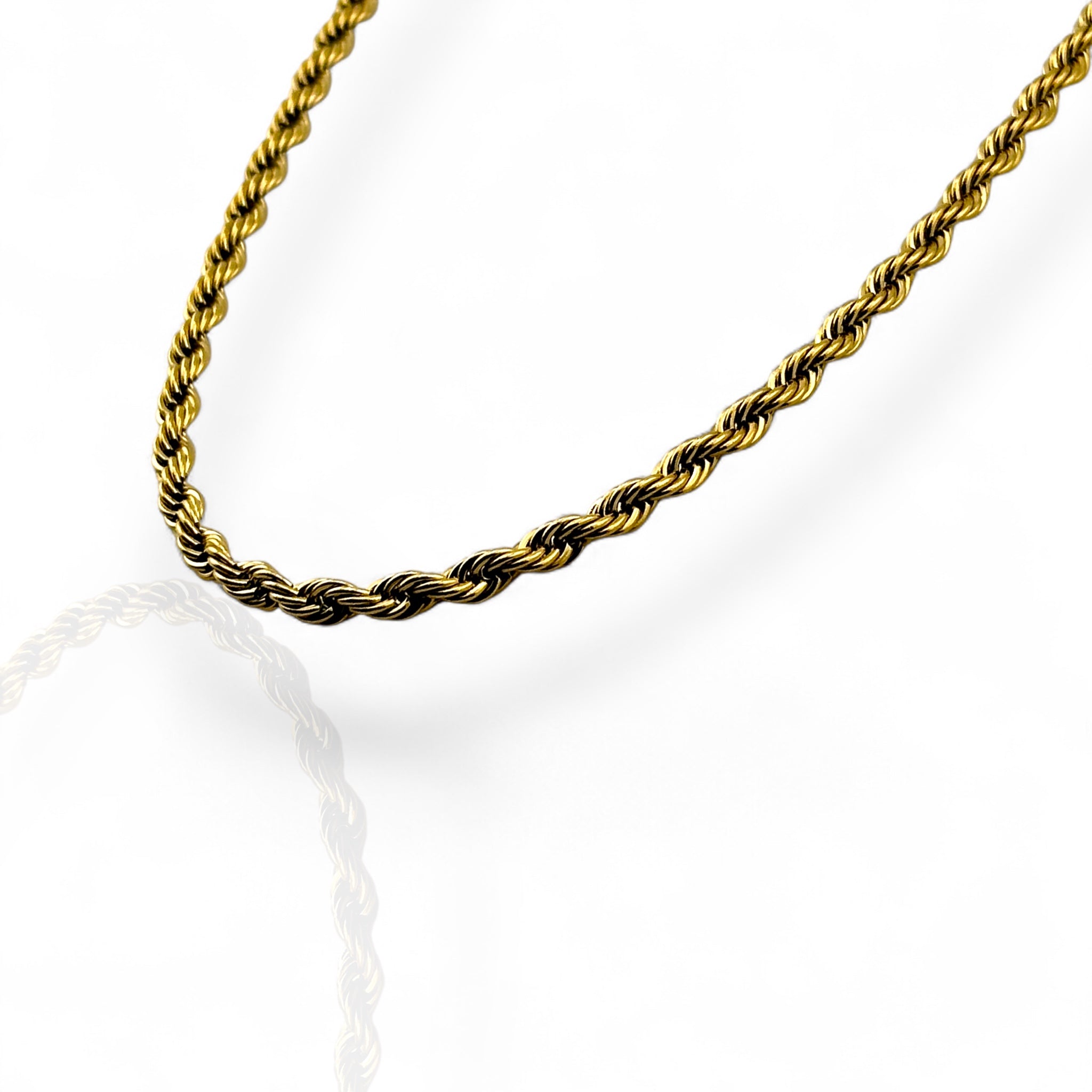 Rope Gold 4mm Chain
