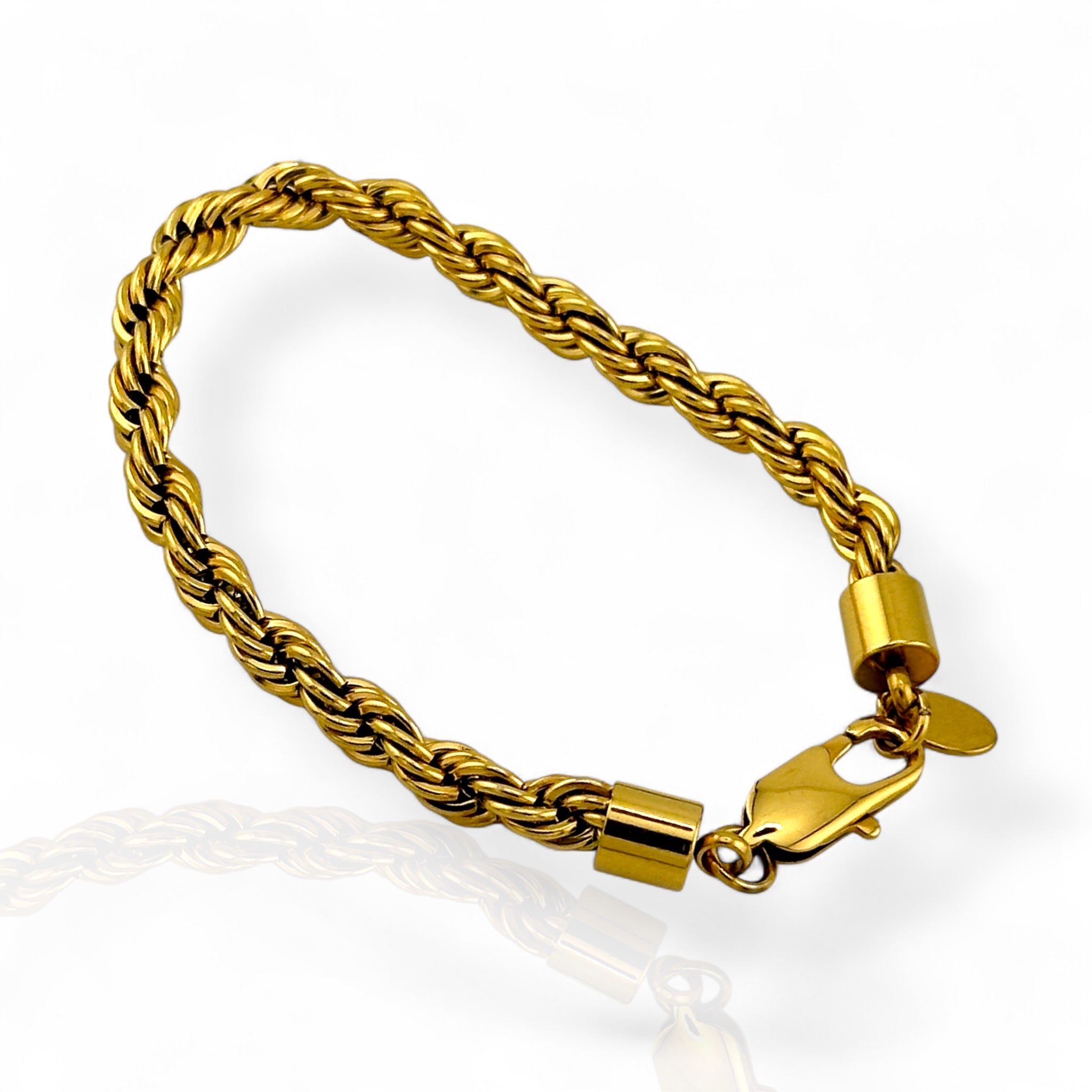 Rope Gold 6mm Bracelet