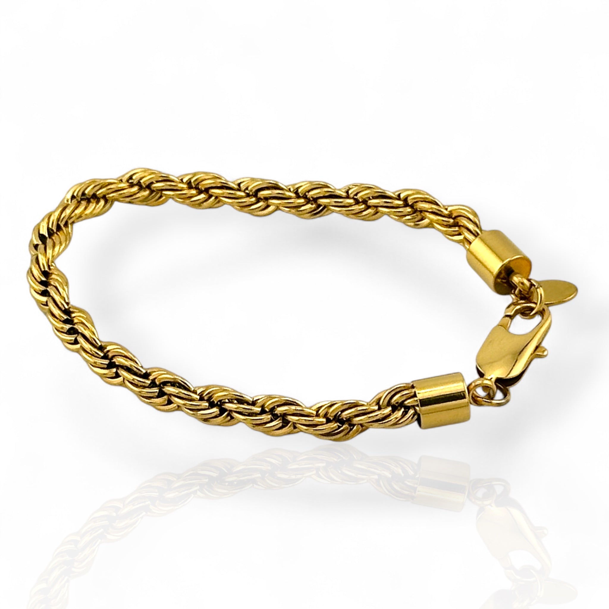 Rope Gold 6mm Bracelet