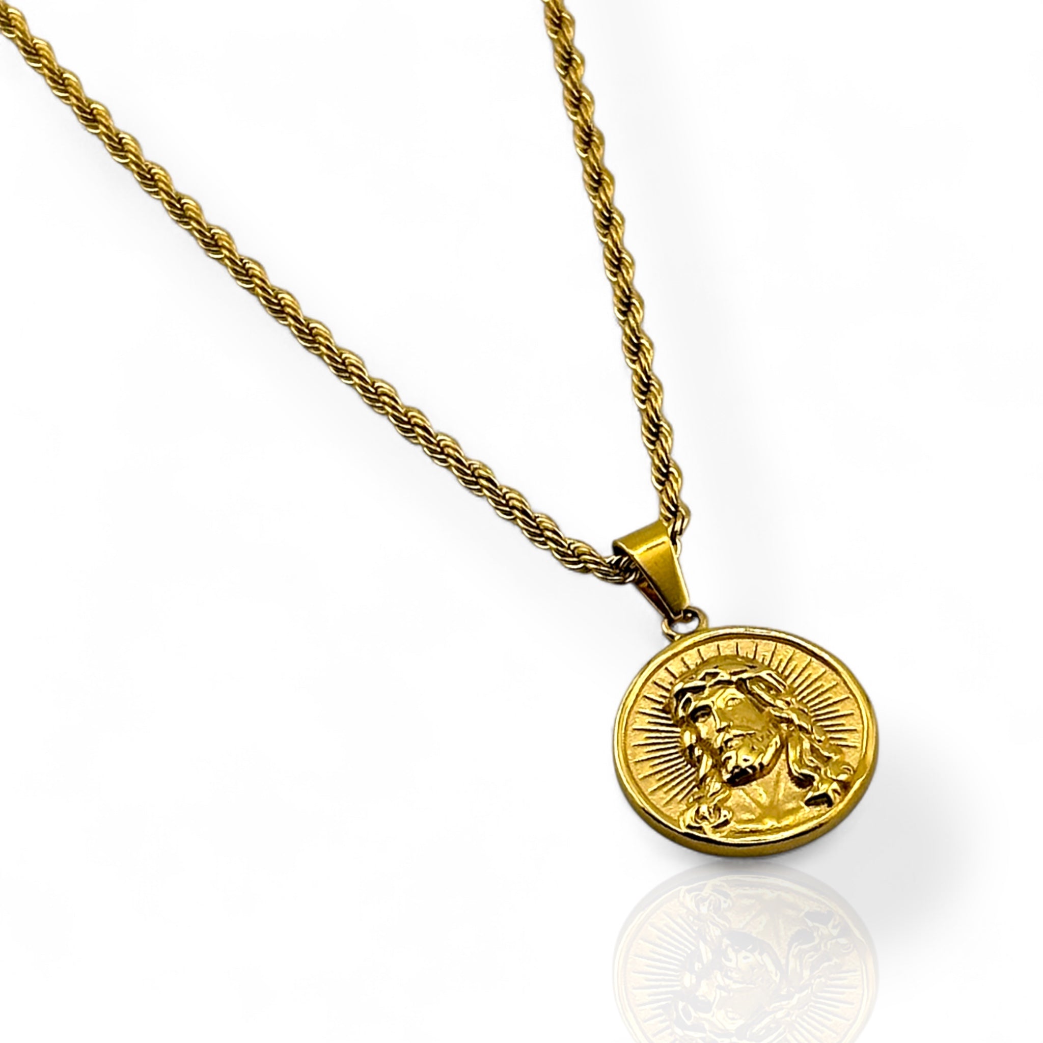 Jesus Pendant (Gold)