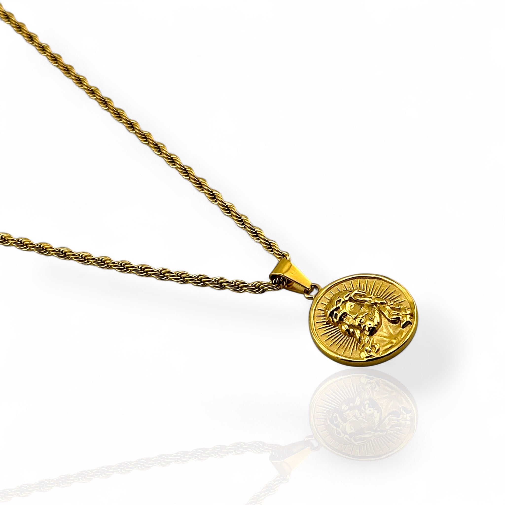 Jesus Pendant (Gold)