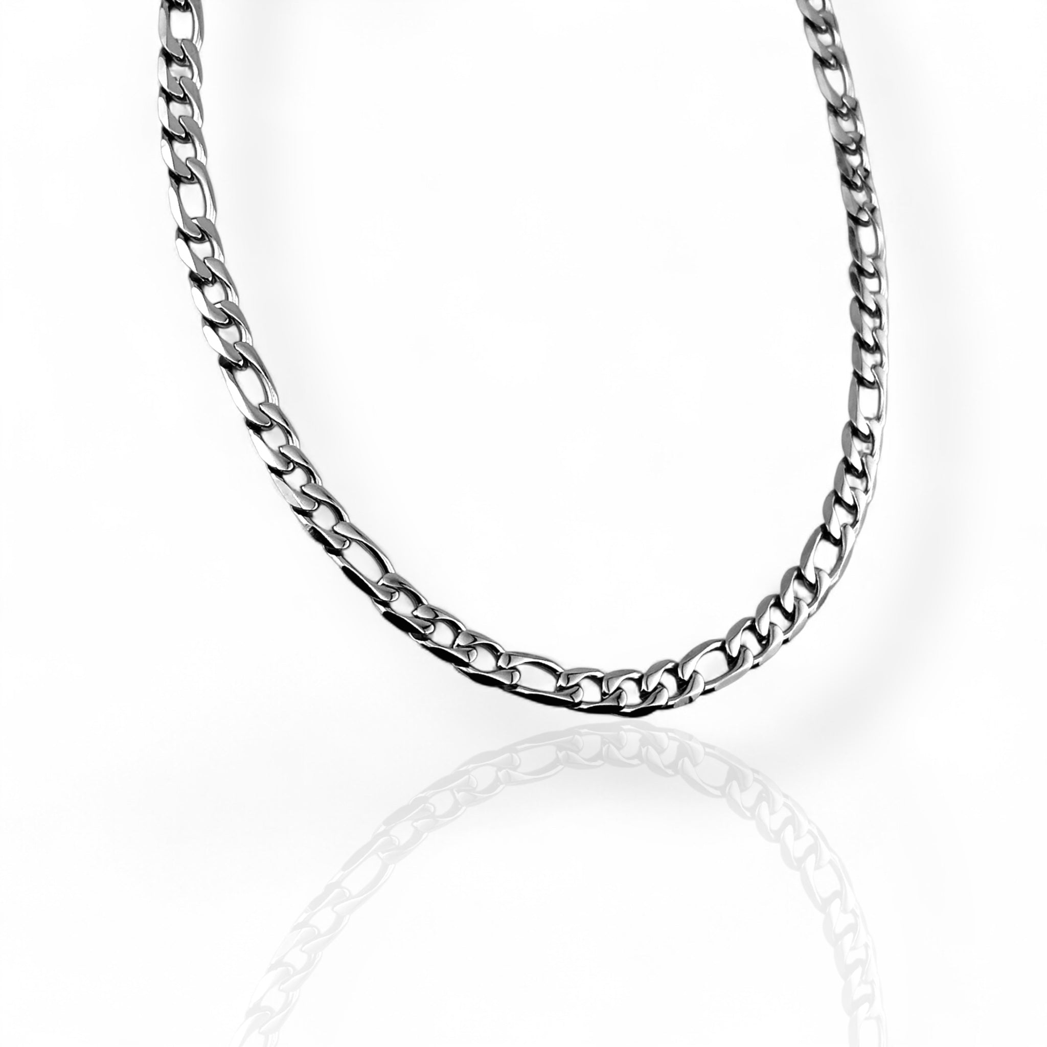 Figaro Silver 8mm Chain
