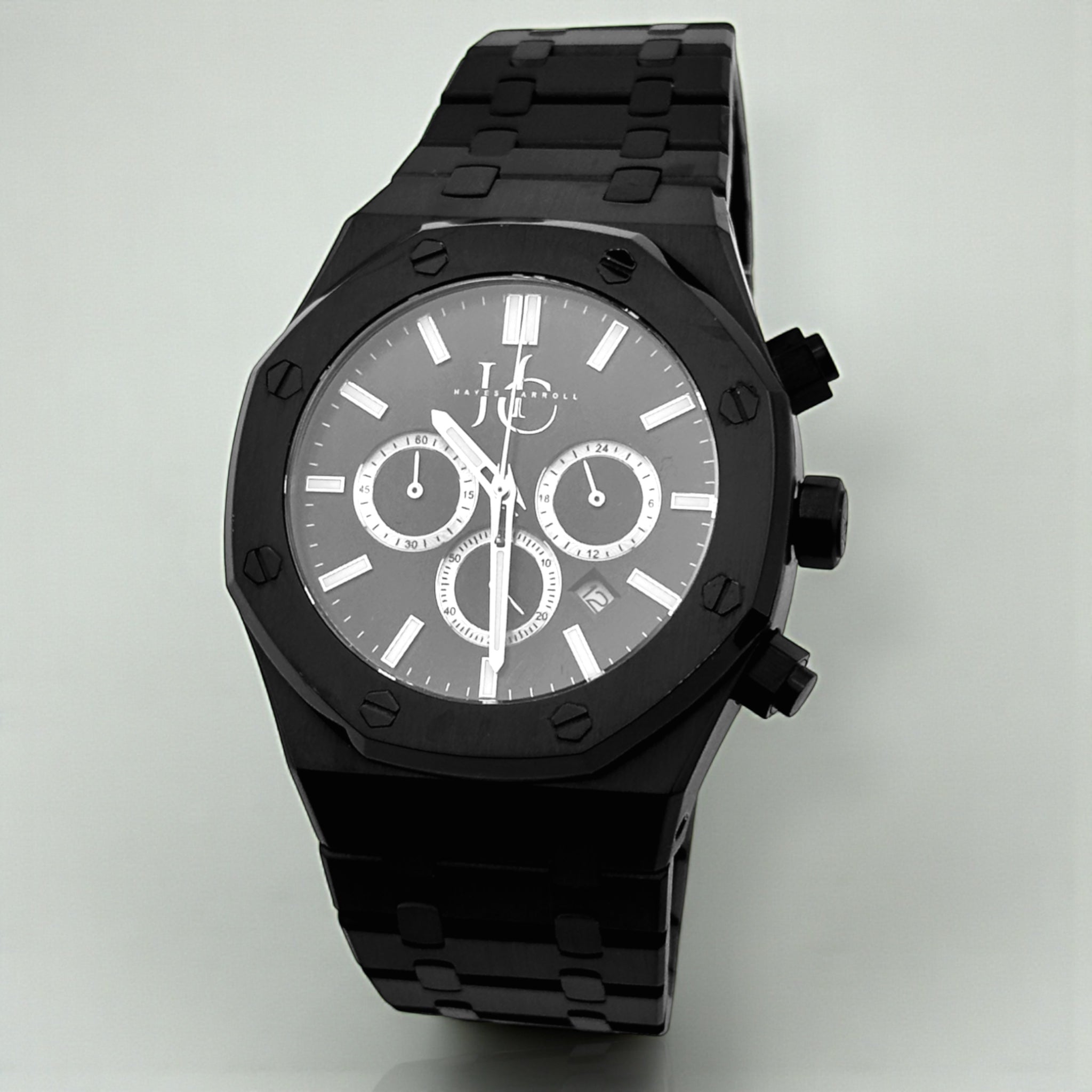 Hayes Carroll Classic Chronograph Watch (Black)