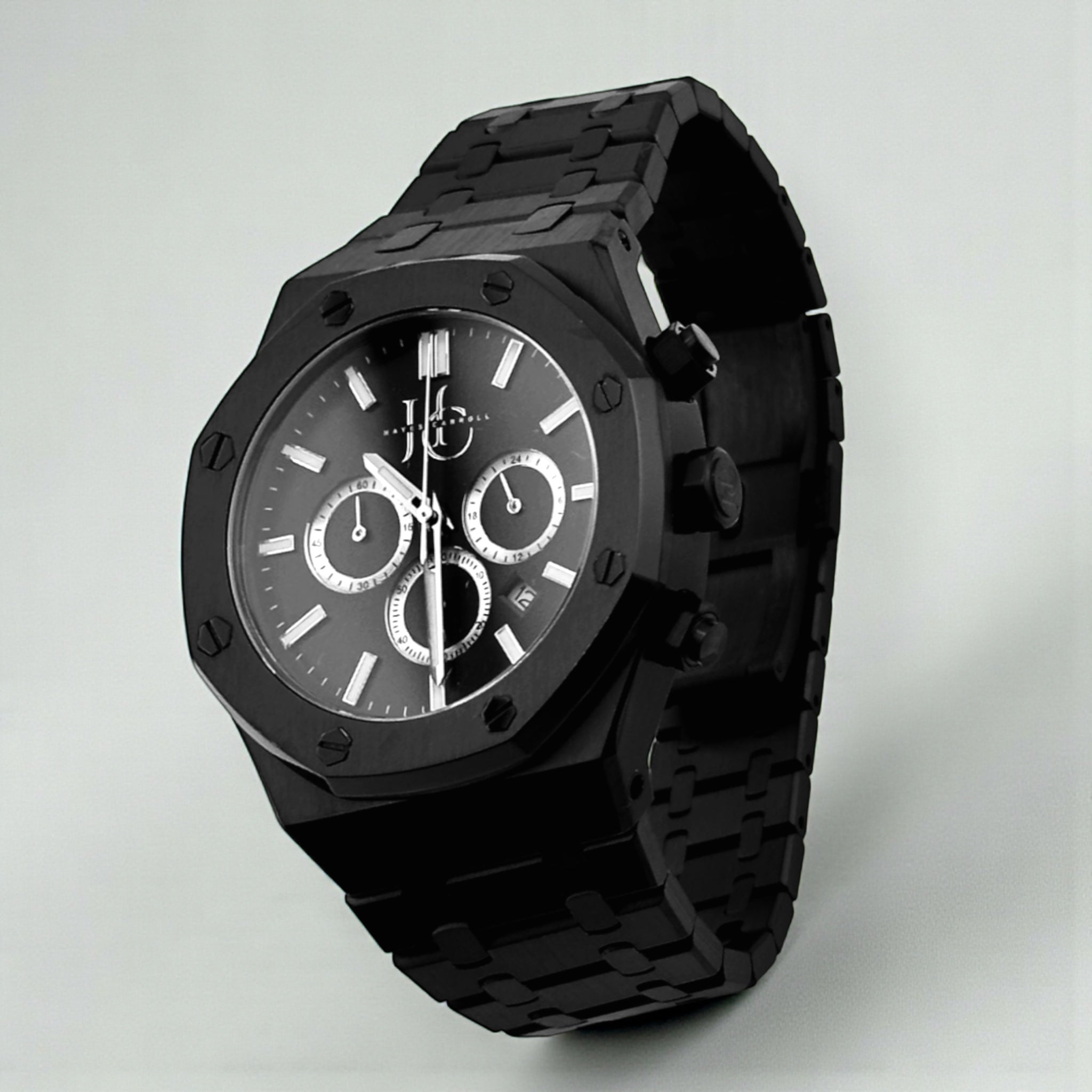 Hayes Carroll Classic Chronograph Watch (Black)
