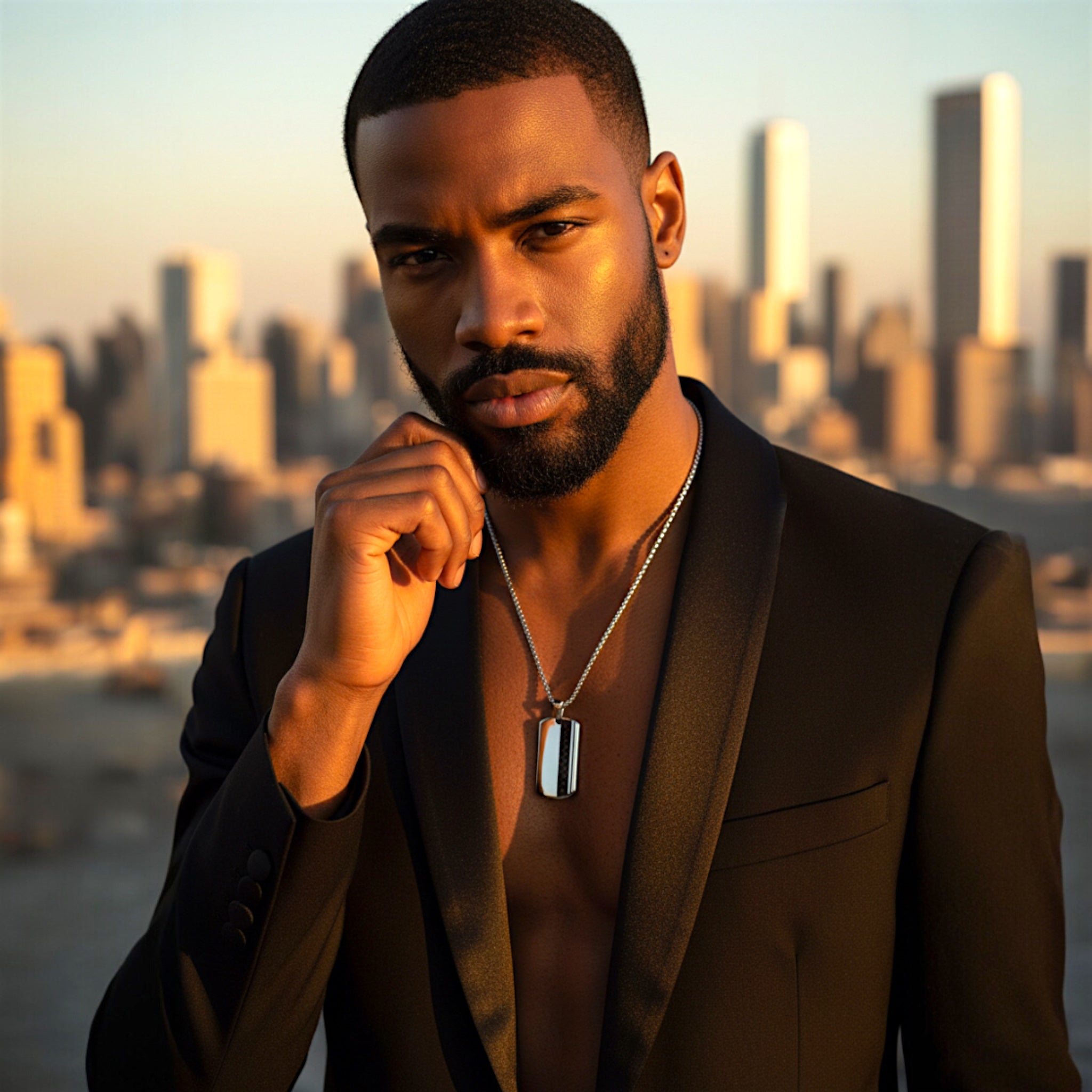 Dog Tag Pendant (Silver)