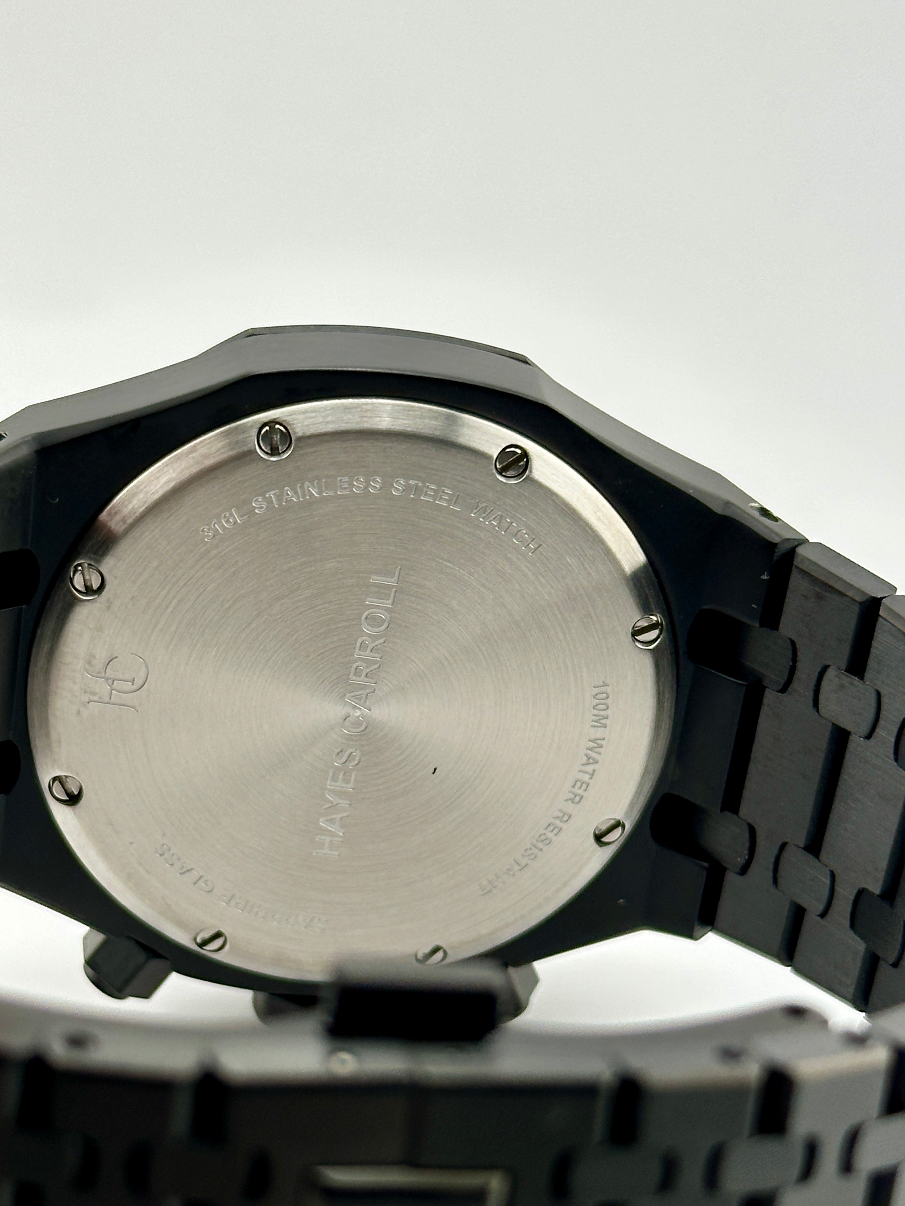 Hayes Carroll Classic Chronograph Watch (Black)