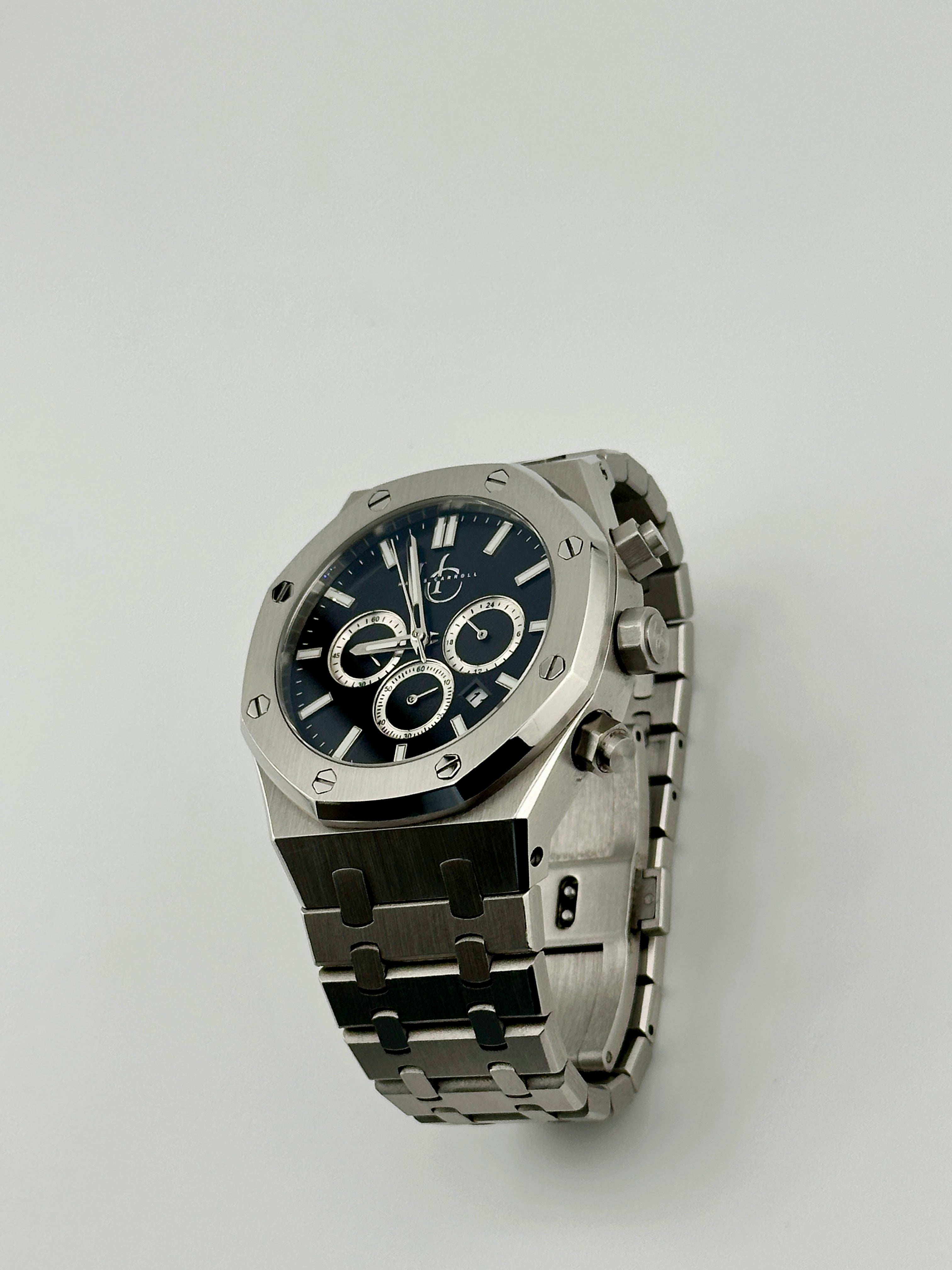 Hayes Carroll Classic Chronograph Watch (Silver)