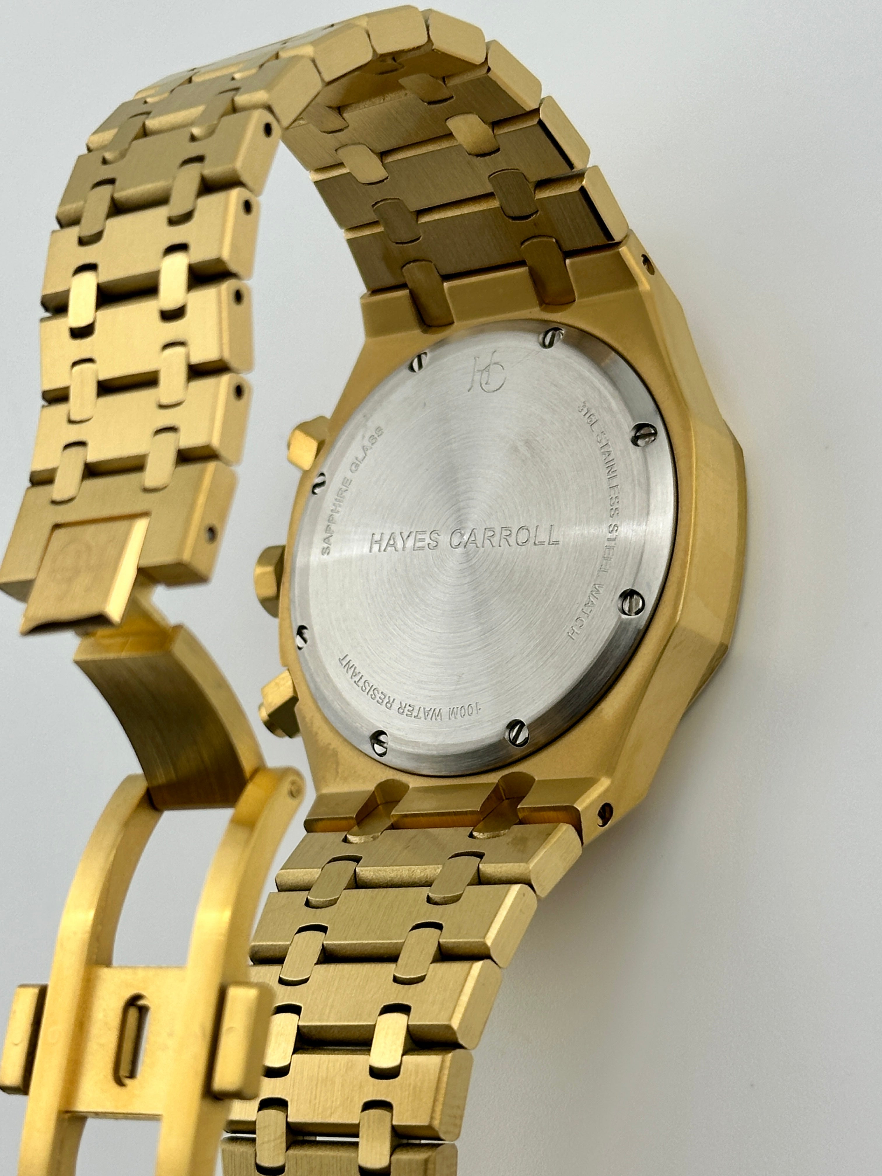 Hayes Carroll Classic Chronograph Watch (Gold)