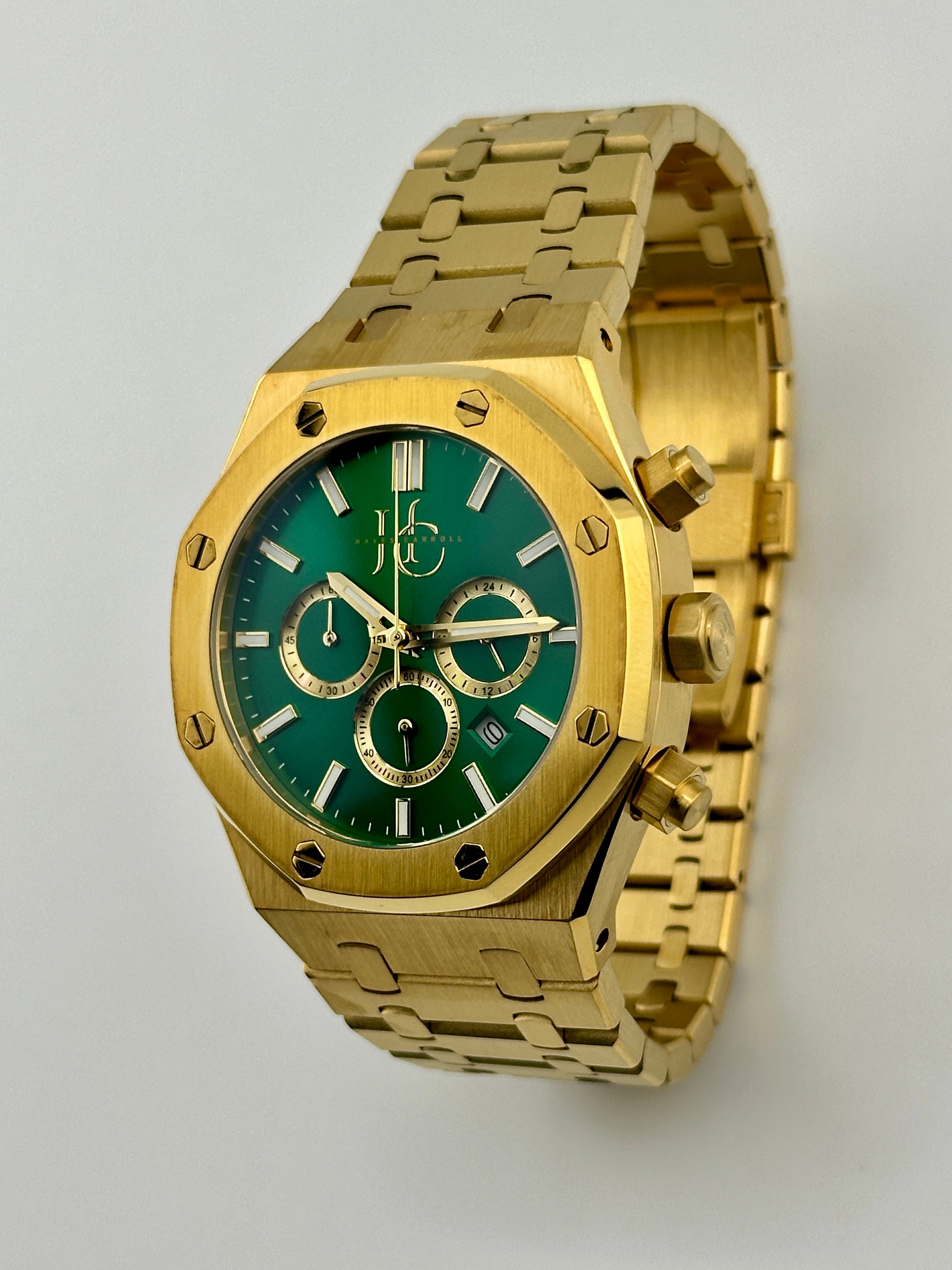 Hayes Carroll Classic Chronograph Watch (Gold)