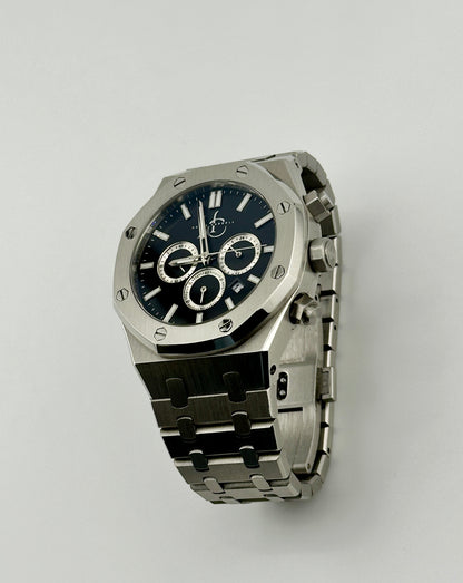 Hayes Carroll Classic Chronograph Watch (Silver)
