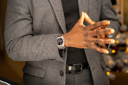 Hayes Carroll Classic Chronograph Watch (Silver)