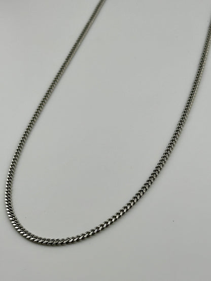 Cuban Link Silver 3mm Chain
