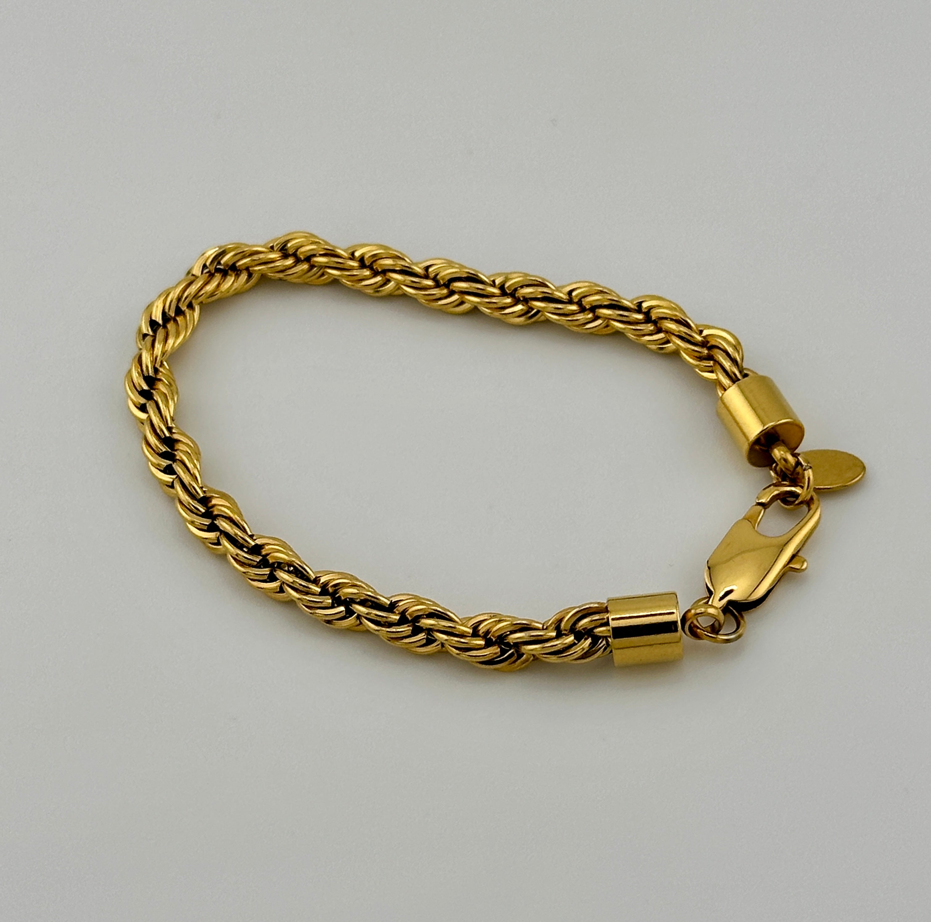 Rope Gold 6mm Bracelet