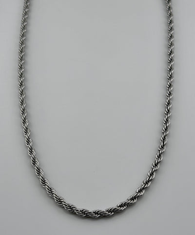 Rope Silver 5mm Chain