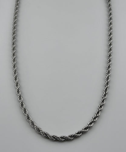 Rope Silver 5mm Chain