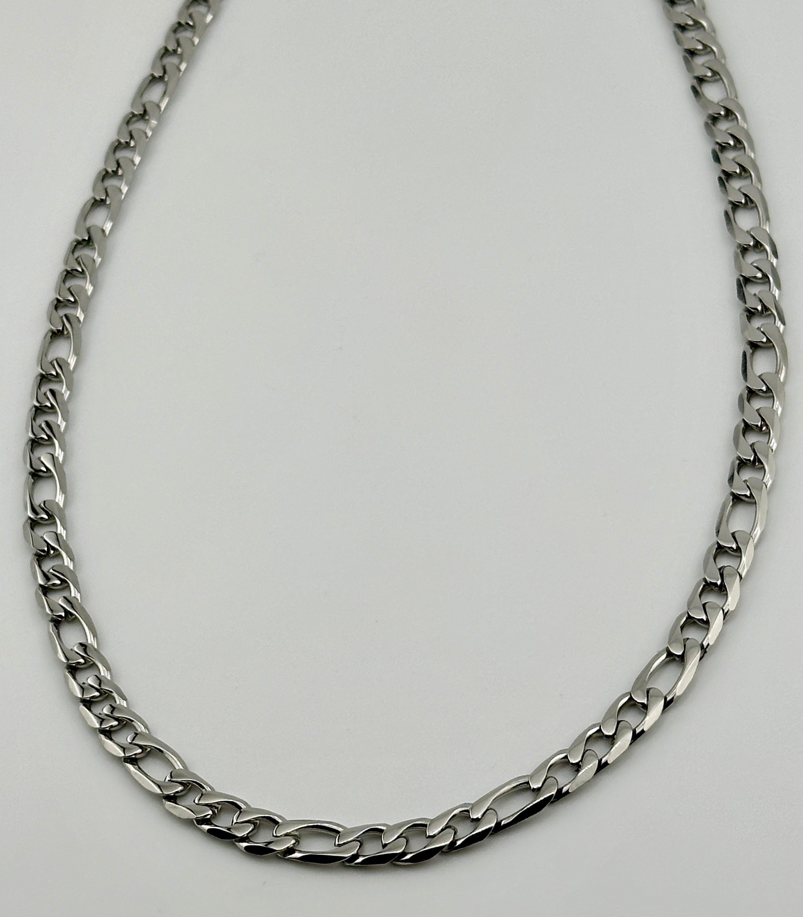 Figaro Silver 8mm Chain