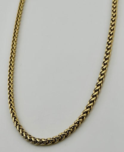 Wheat Gold 5mm Chain