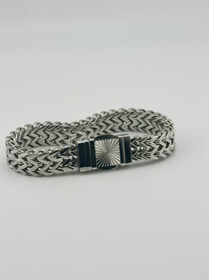 Franco Silver 12mm Bracelet