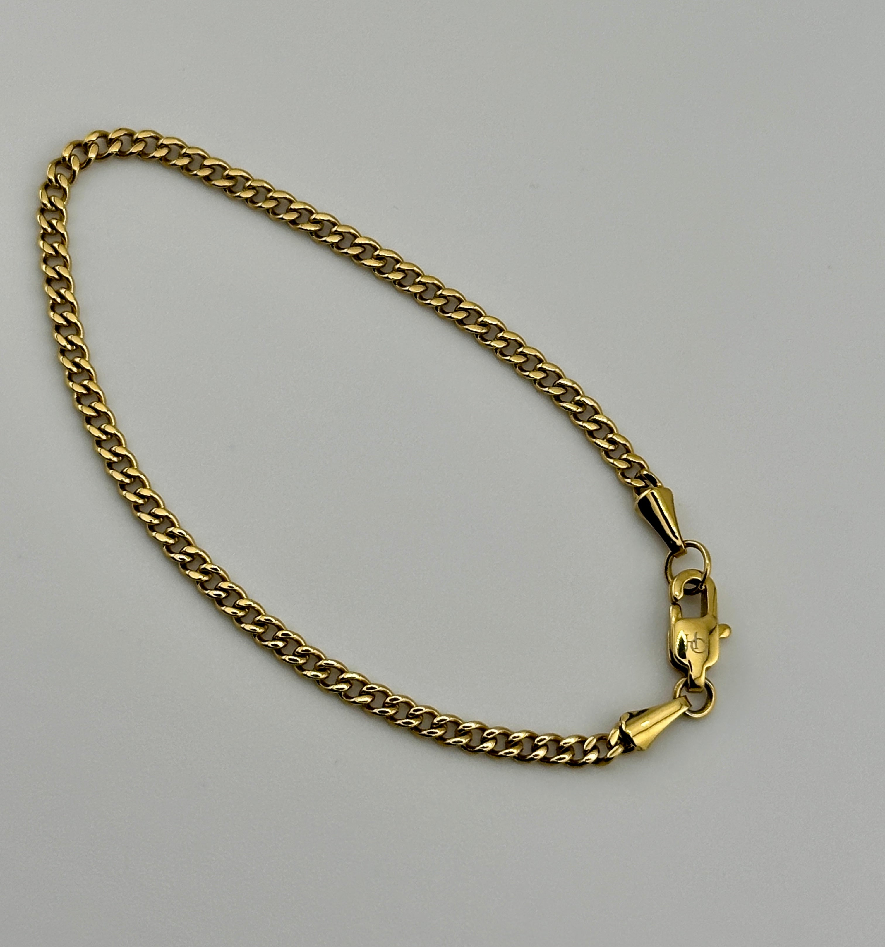 Cuban Link Gold 3mm Bracelet