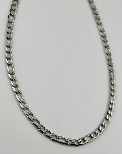 Figaro Silver 8mm Chain