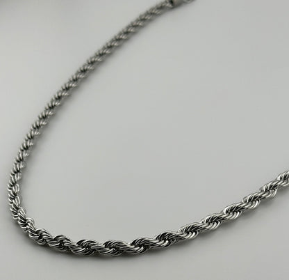 Rope Silver 6mm Chain