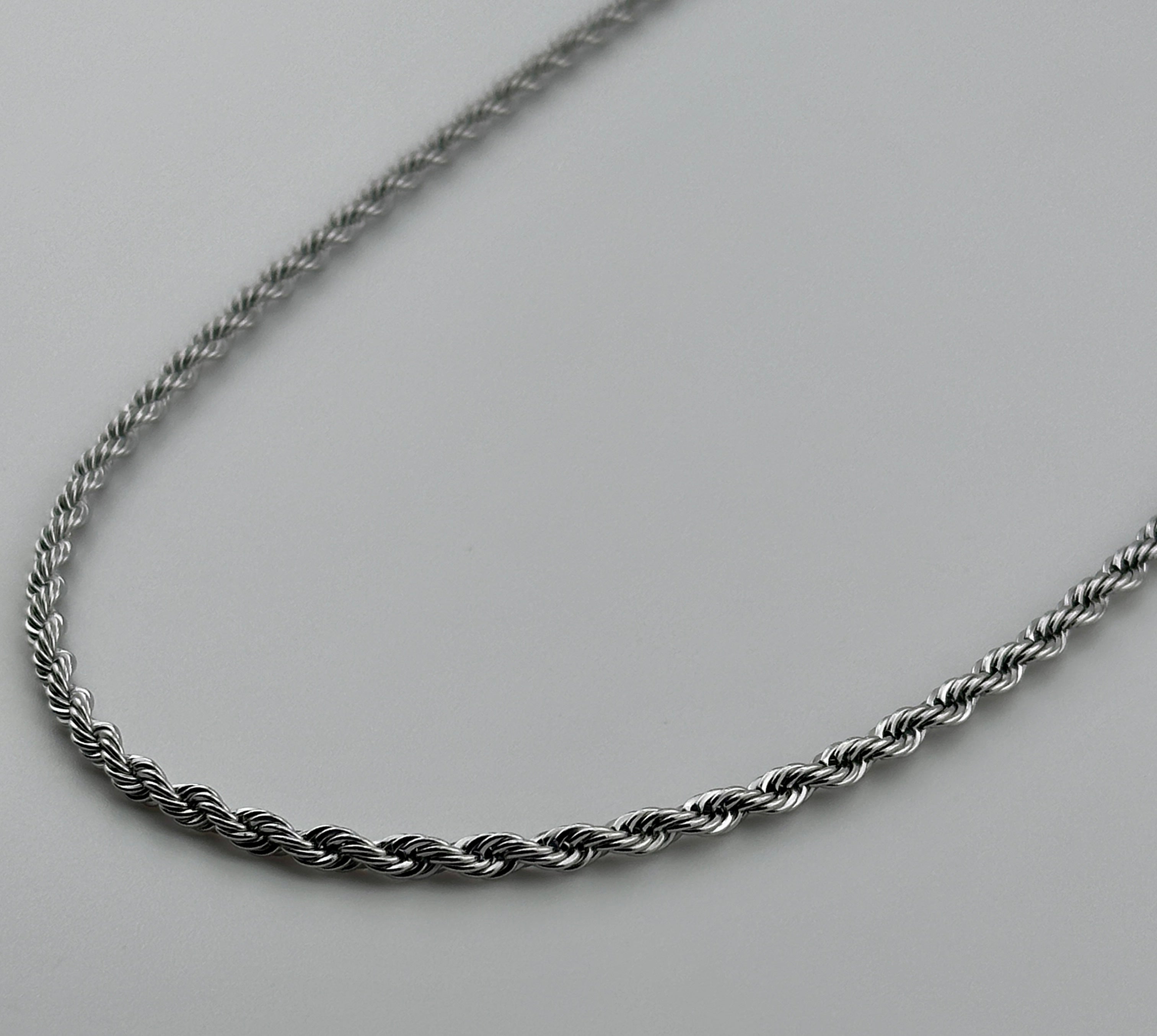 Rope Silver 4mm Chain