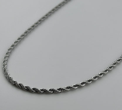 Rope Silver 4mm Chain