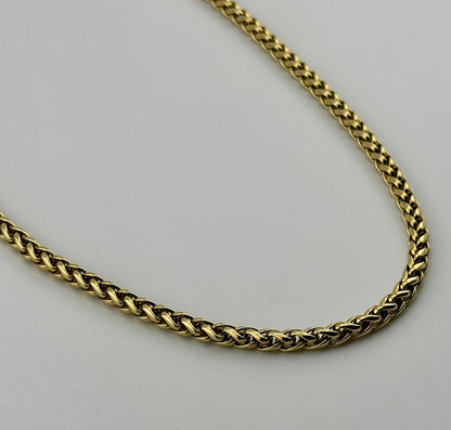 Wheat Gold 5mm Chain