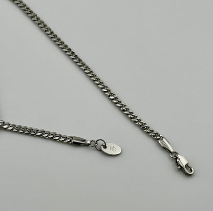 Cuban Link Silver 3mm Chain