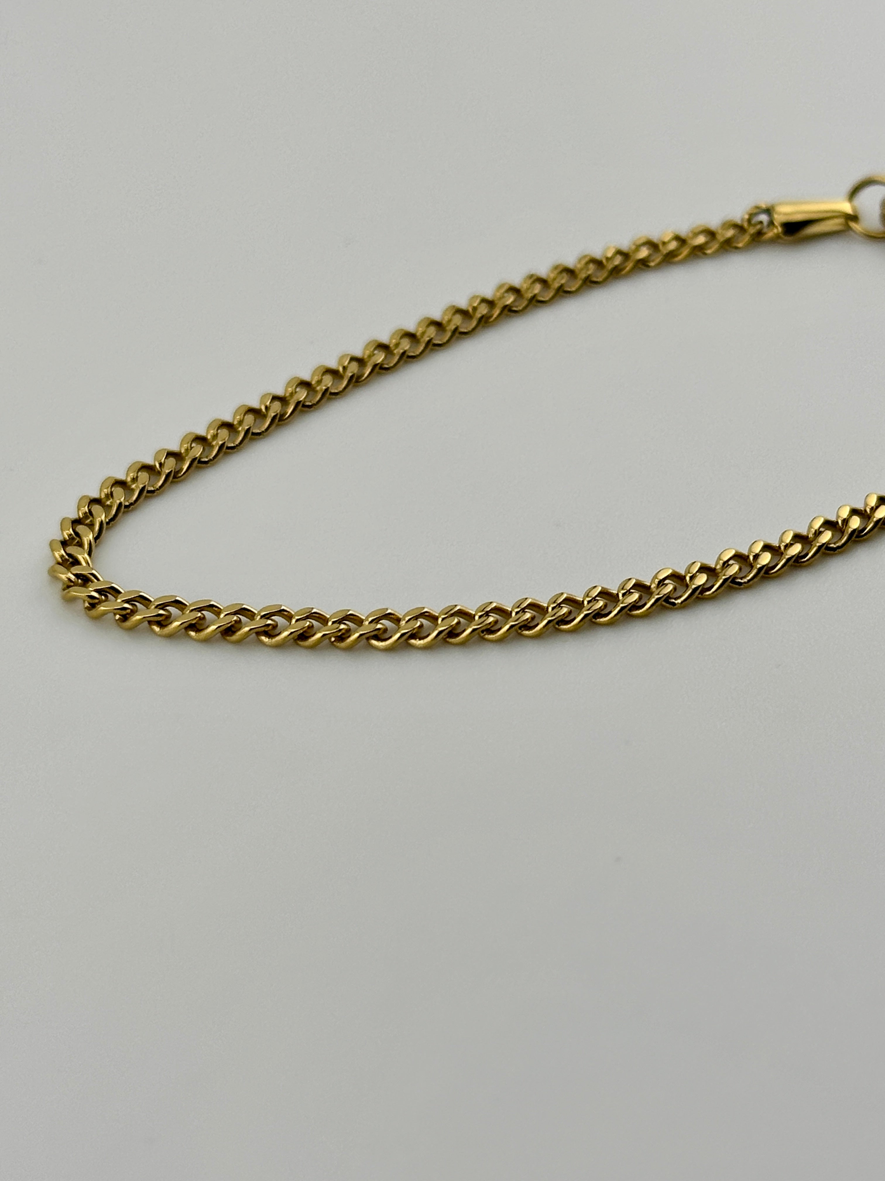 Cuban Link Gold 3mm Bracelet